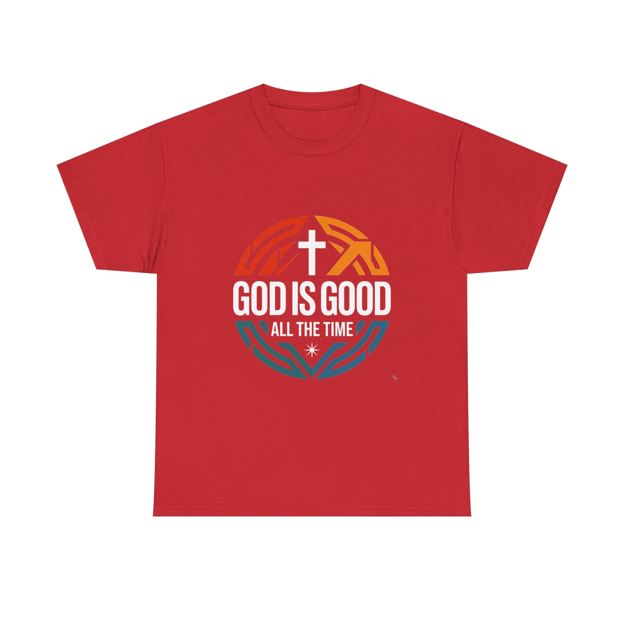 God Is Good All The Time T-Shirt — Christian Faith Cross Tee USA