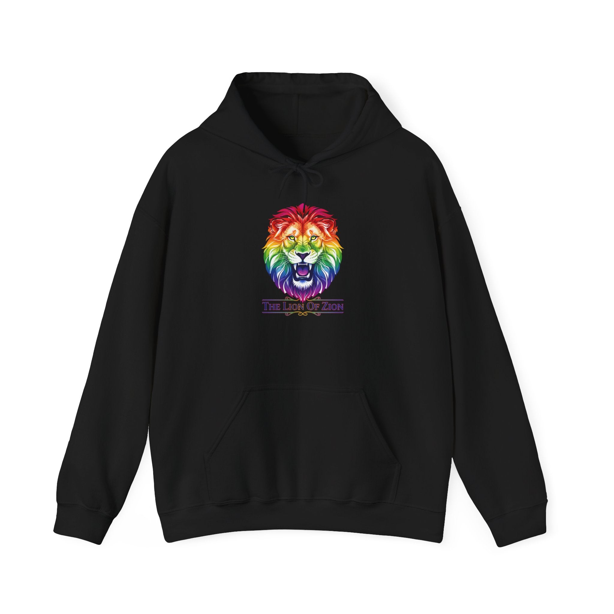 Rainbow Lion of Zion Hoodie