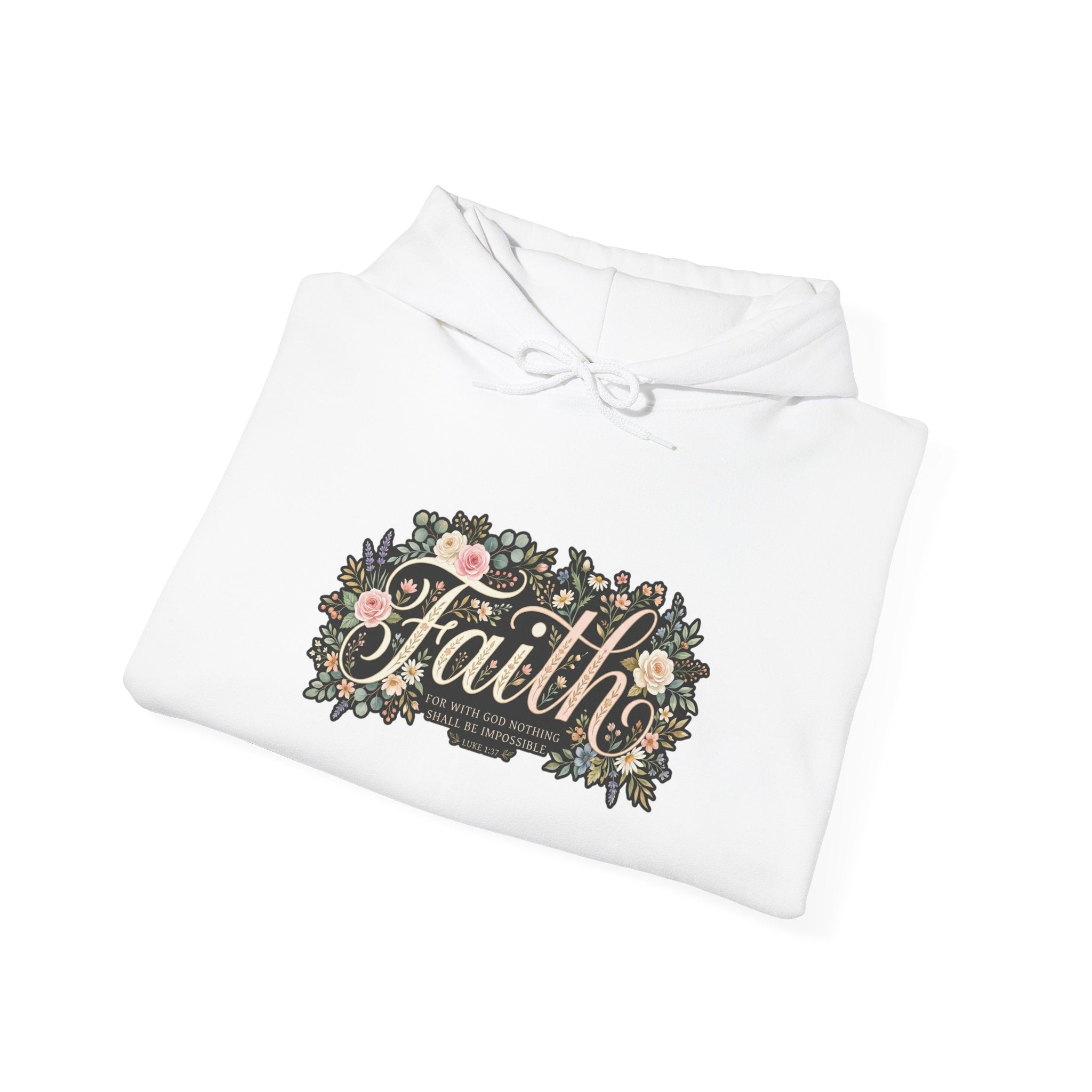 Faith Floral Hoodie