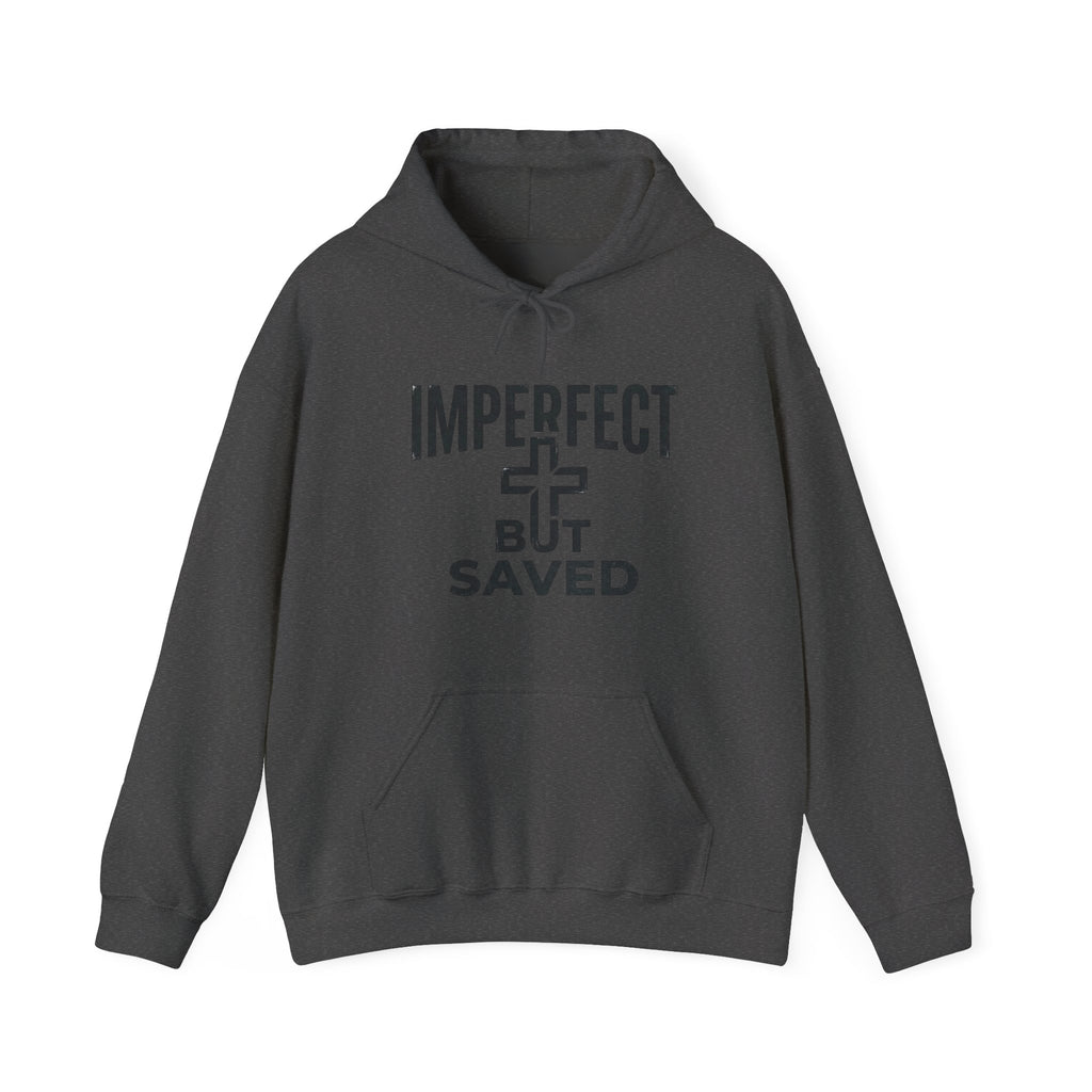 Imperfect But Saved Hoodie — Christian Faith Pullover