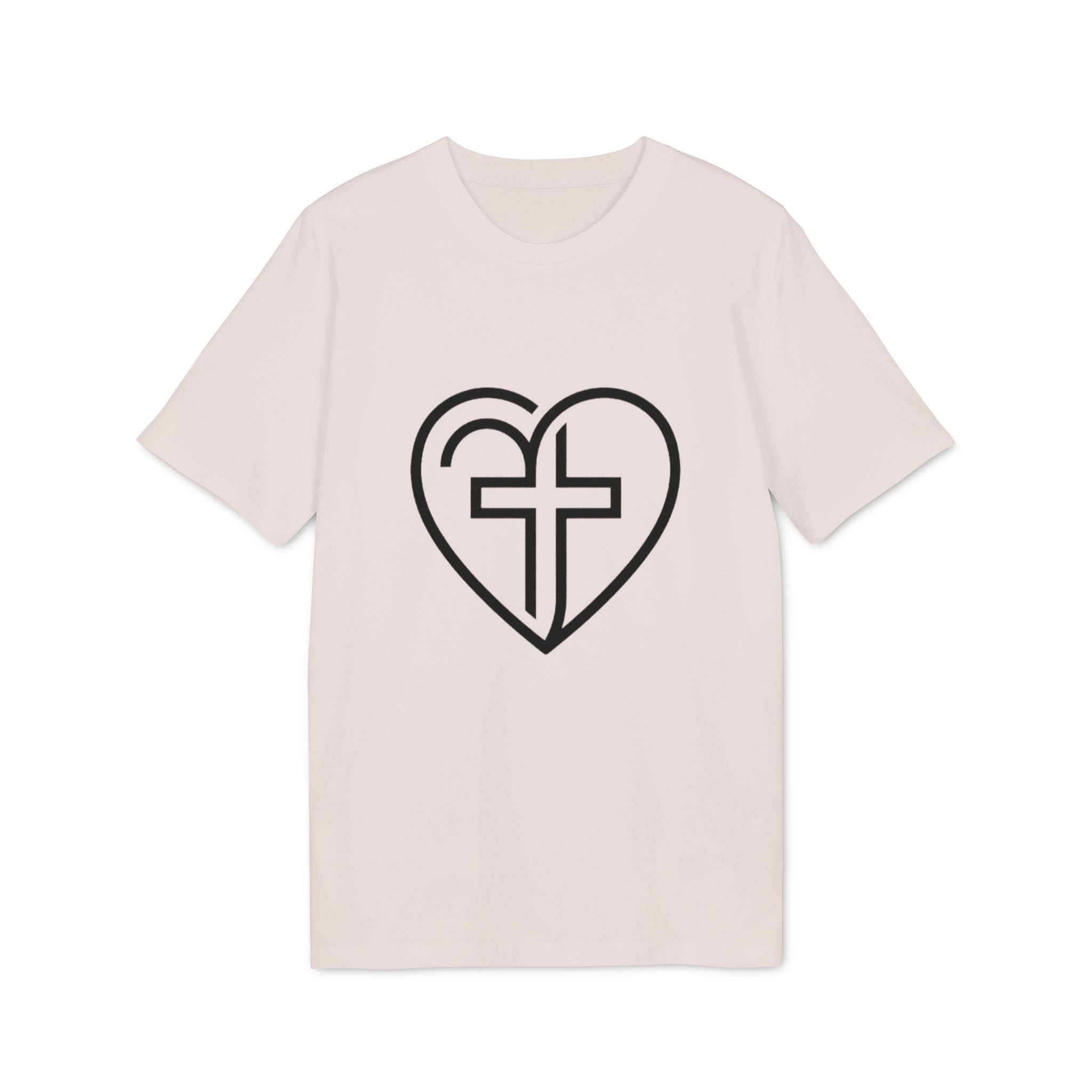 Christian Heart Cross T-Shirt — Faith Graphic Tee