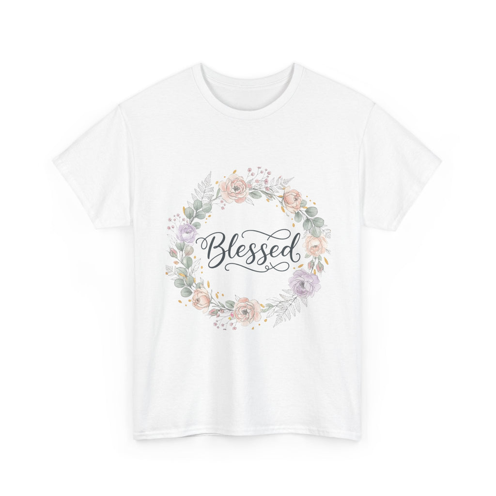 Blessed Floral Tee Christian Inspirational T-Shirt