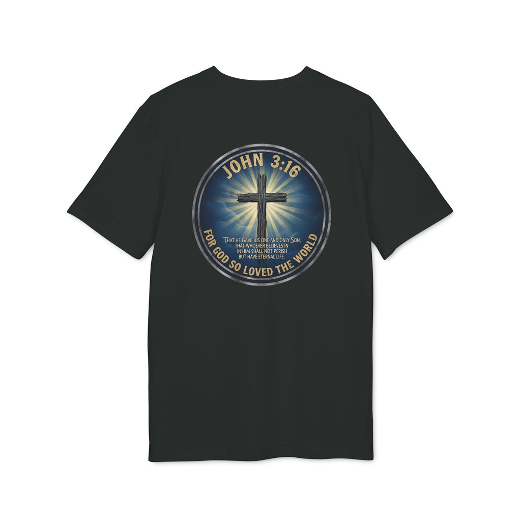 John 3:16 Cross T-shirt | Christian Faith Scripture Tee