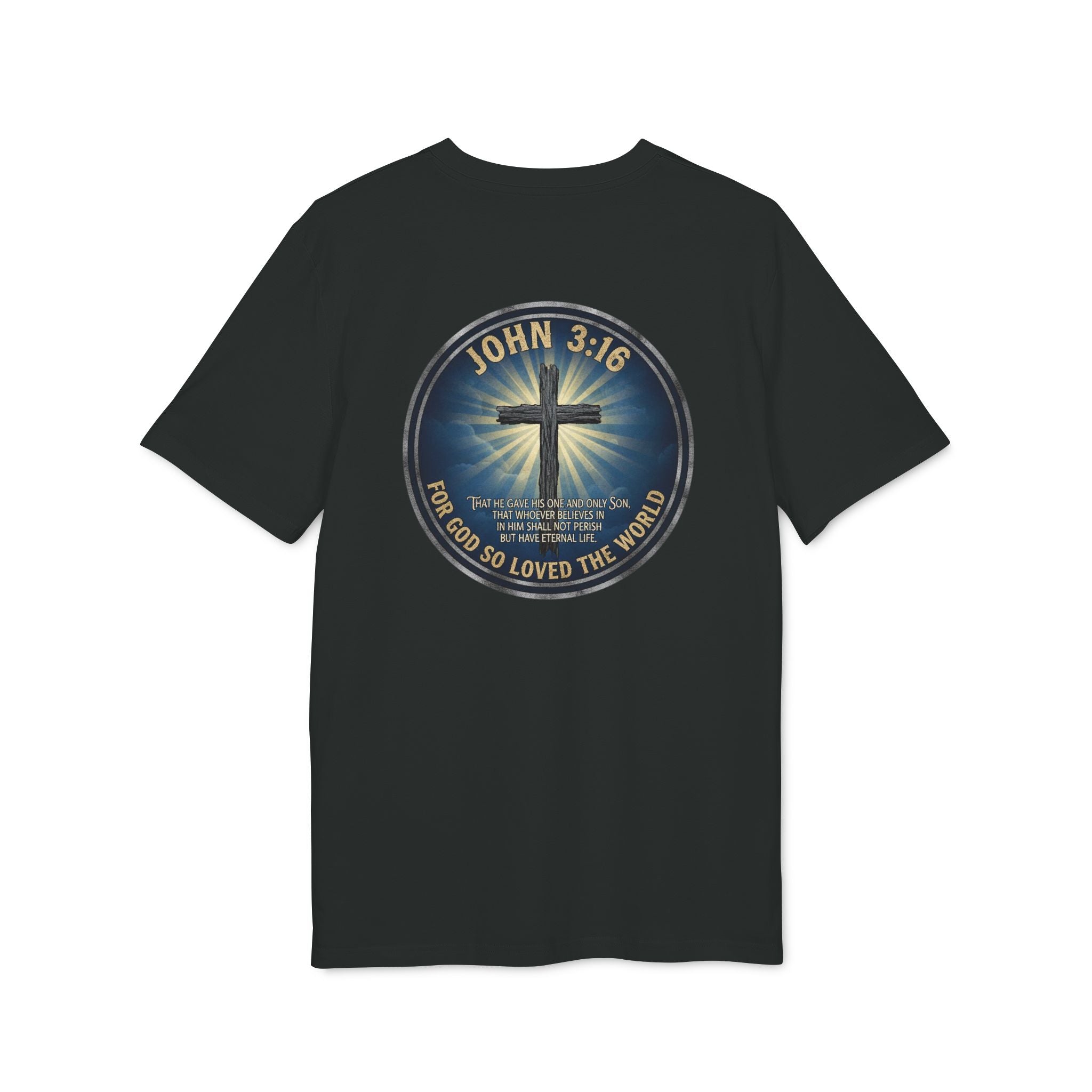 John 3:16 Cross T-shirt | Christian Faith Scripture Tee