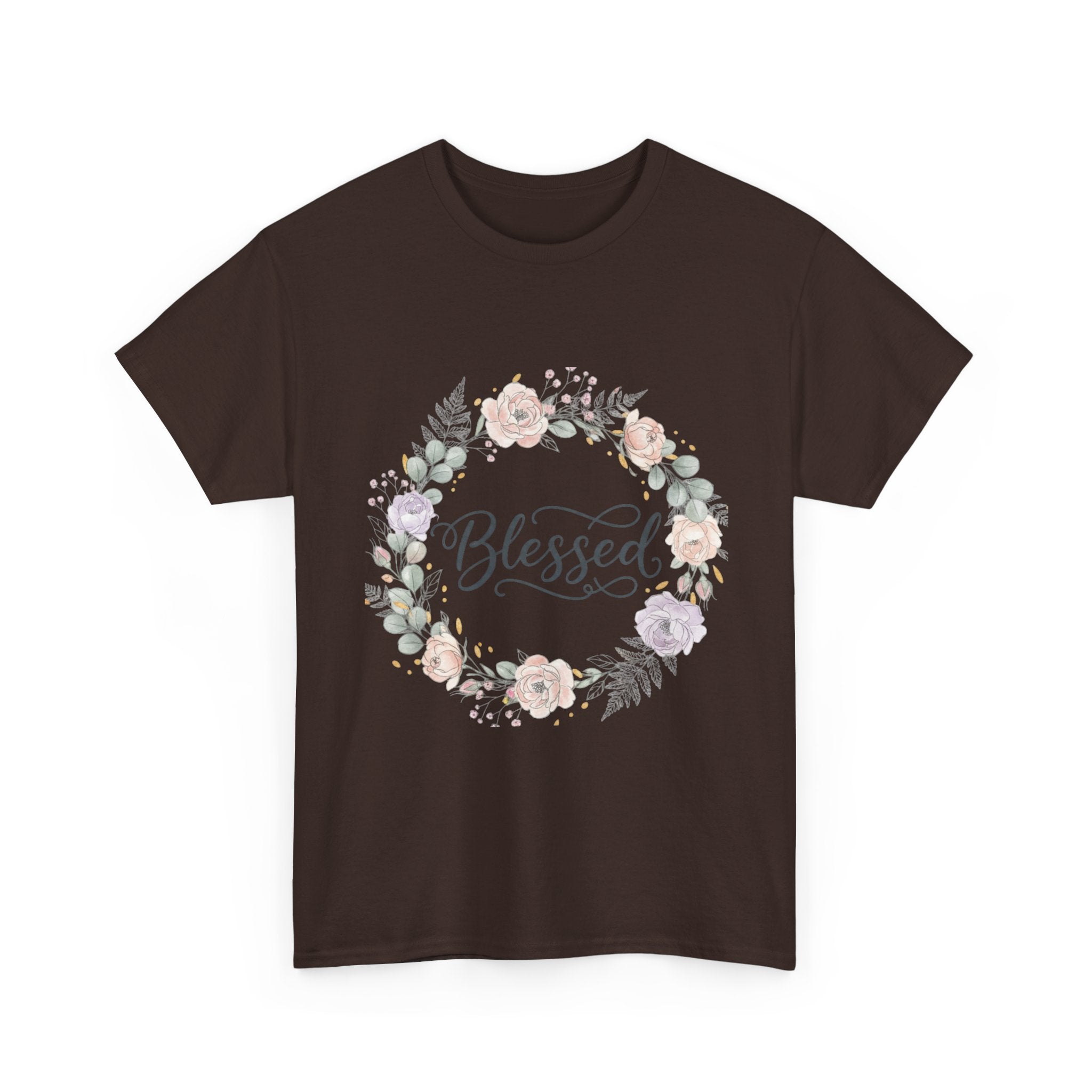Blessed Floral Tee Christian Inspirational T-Shirt