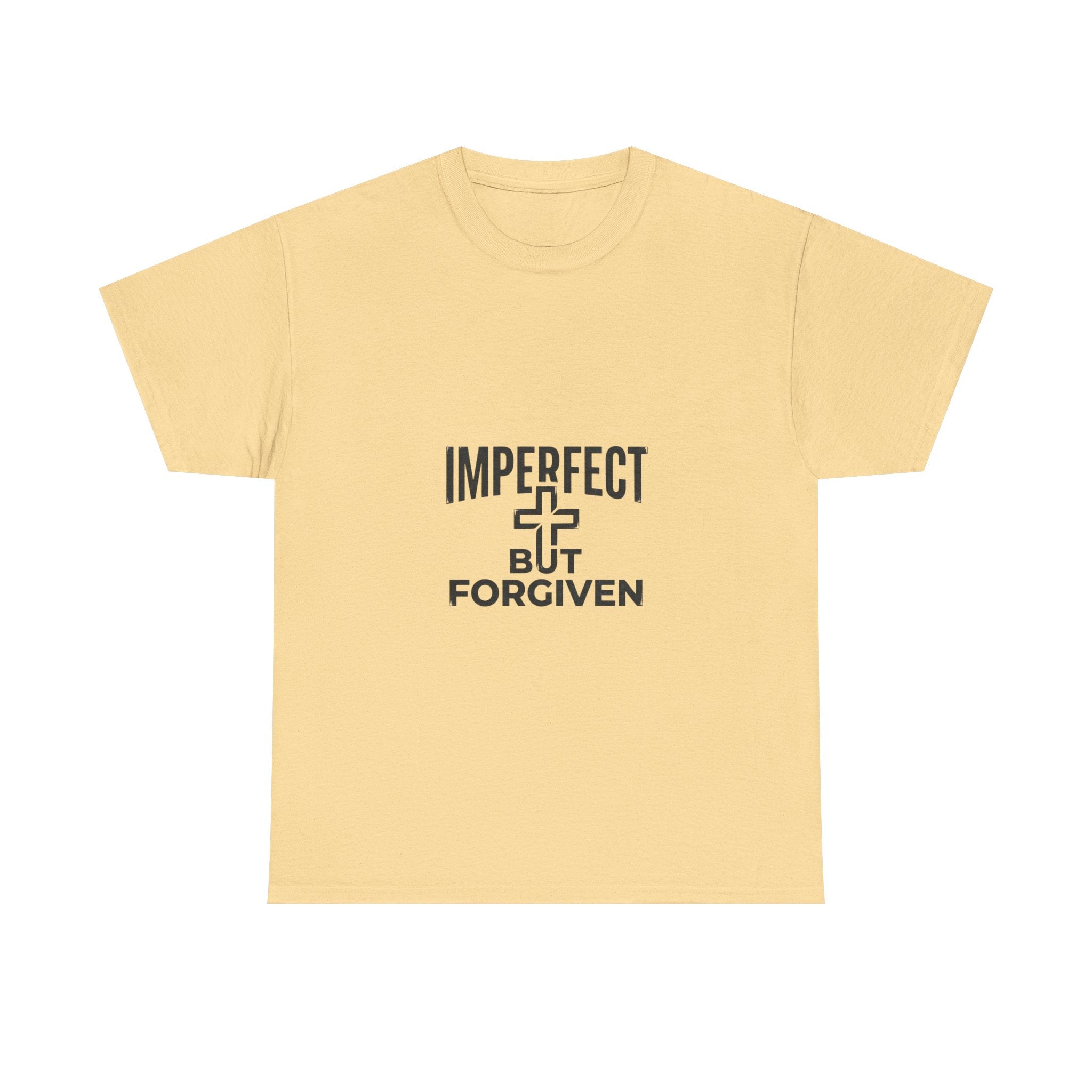 Imperfect But Forgiven T-Shirt | Christian Cross Faith Tee, Religious Apparel