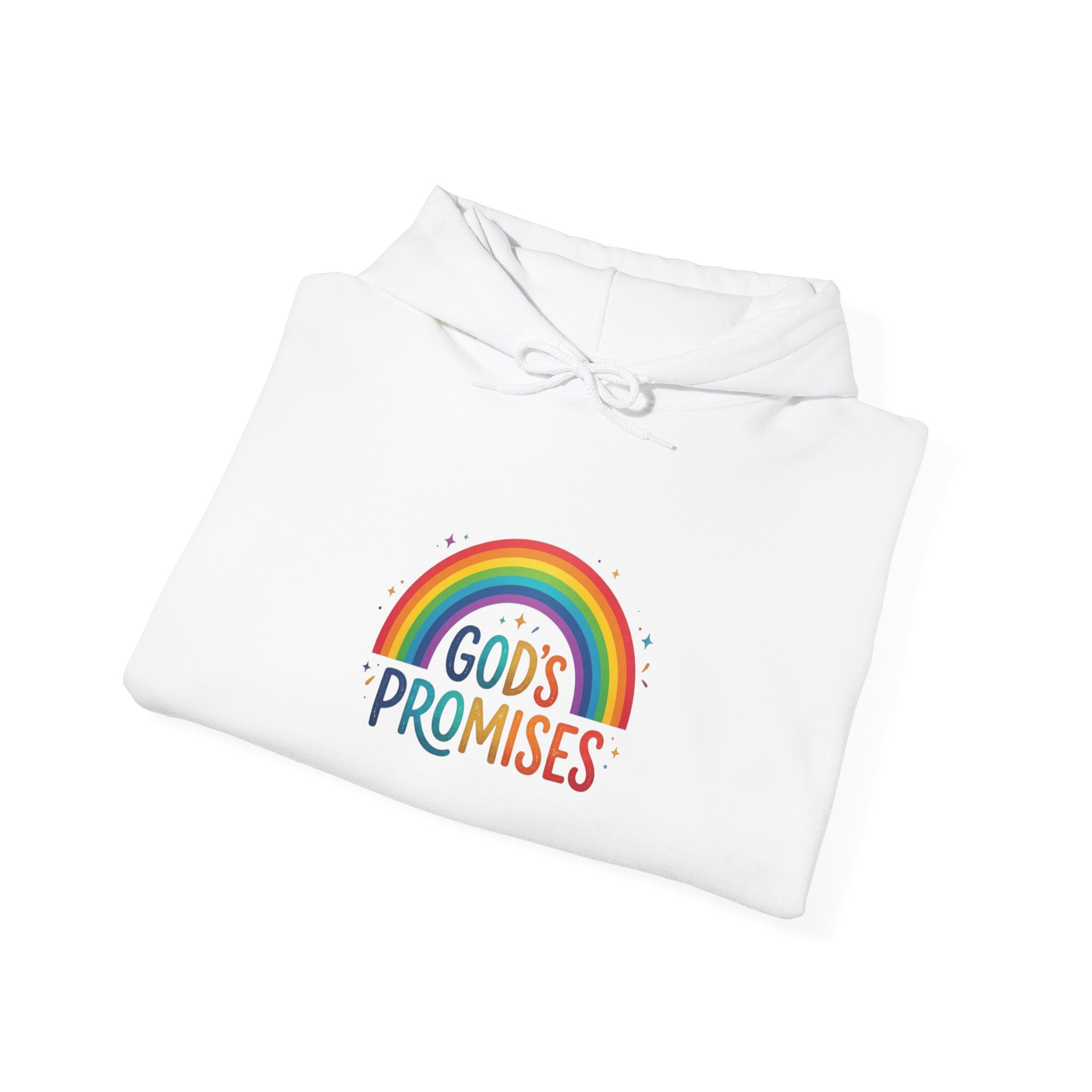 "God's Promises" Rainbow Christian Hoodie