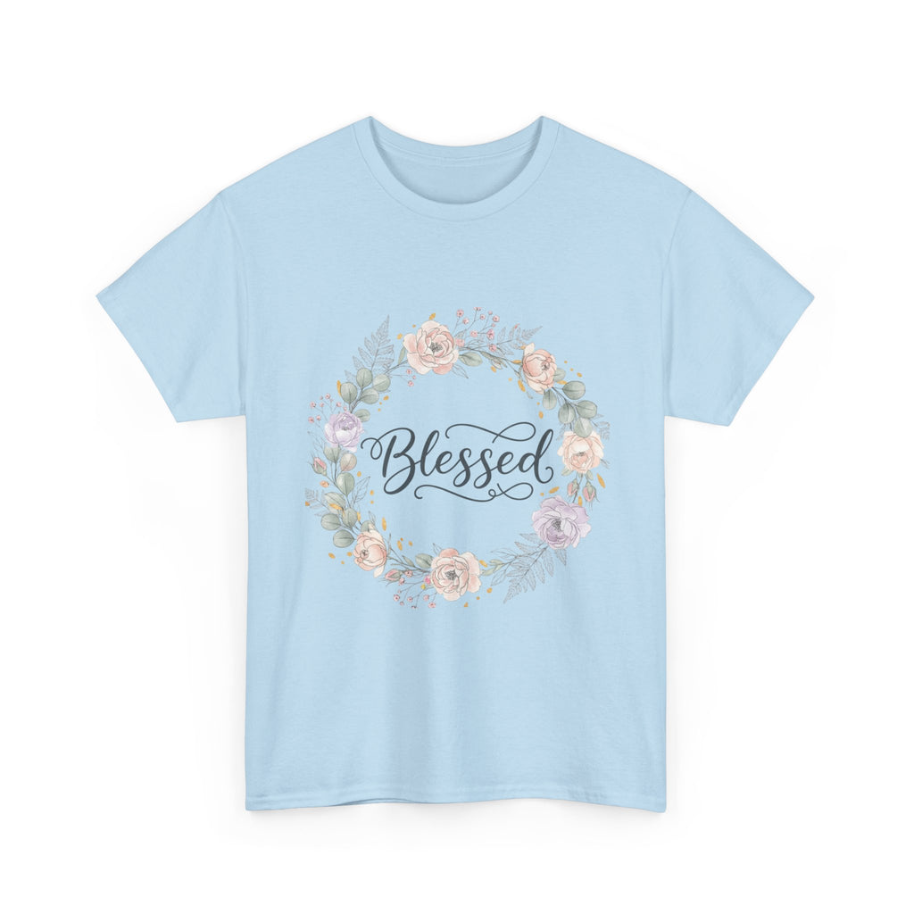 Blessed Floral Tee Christian Inspirational T-Shirt