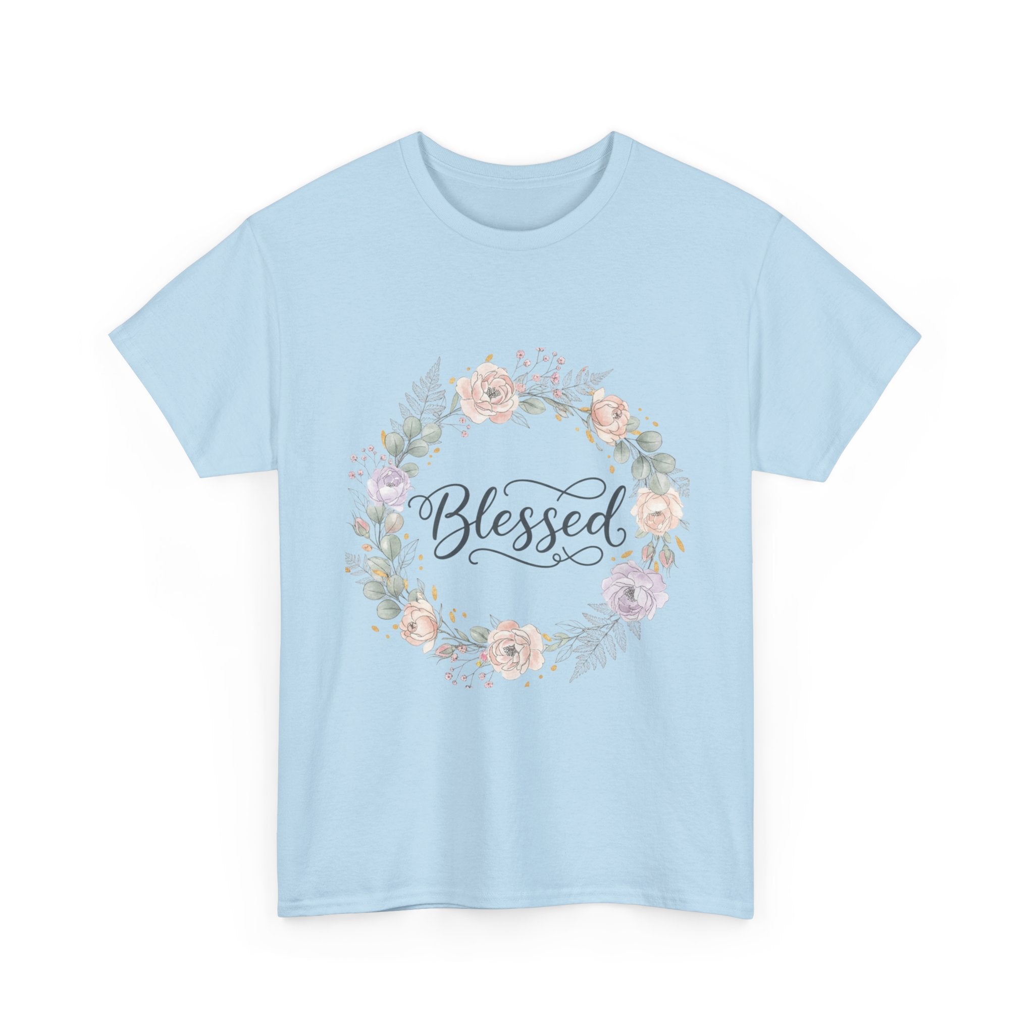 Blessed Floral Tee Christian Inspirational T-Shirt