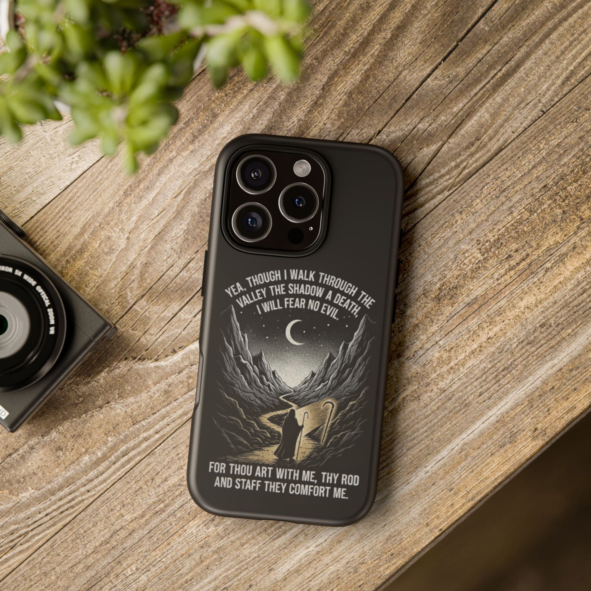 Psalm 23 Shepherd Silhouette phone case | Tough Cases