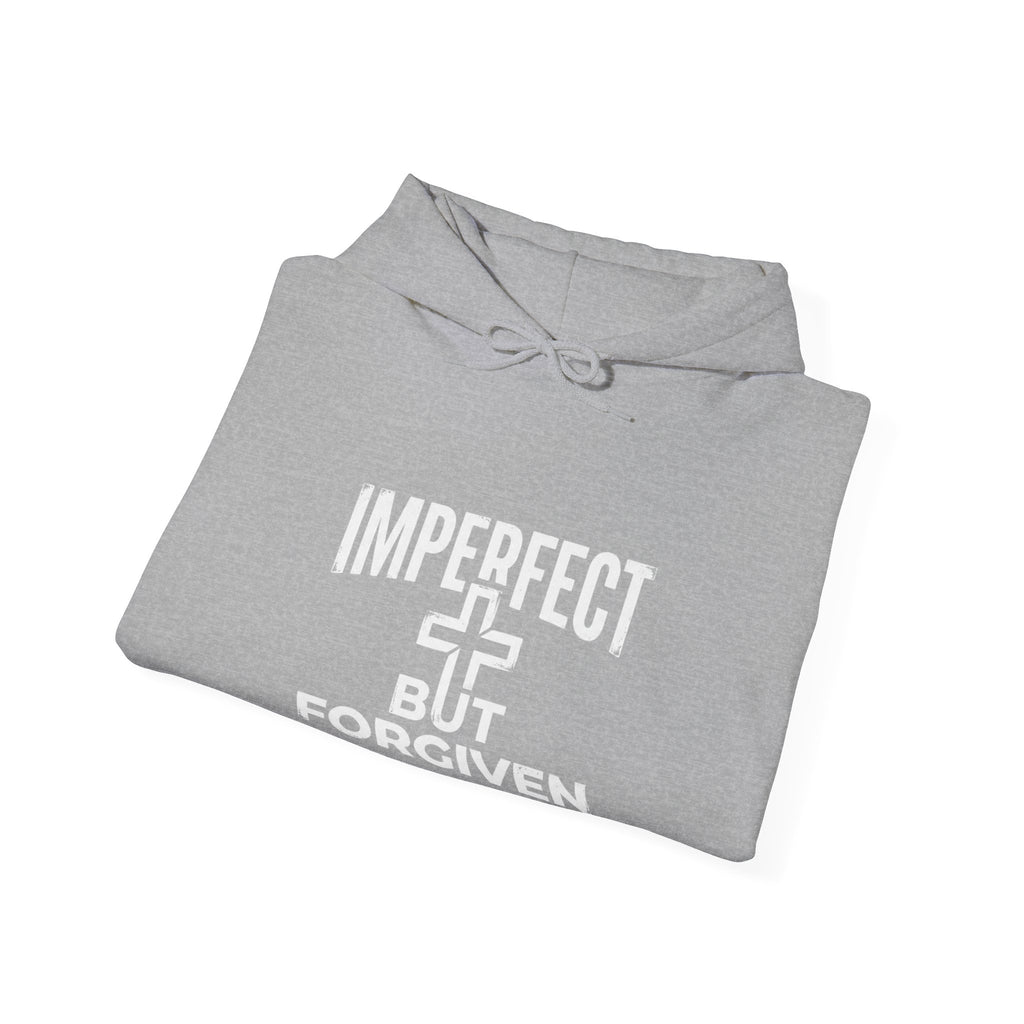 Imperfect But Forgiven Hoodie – Christian Faith Hoodie