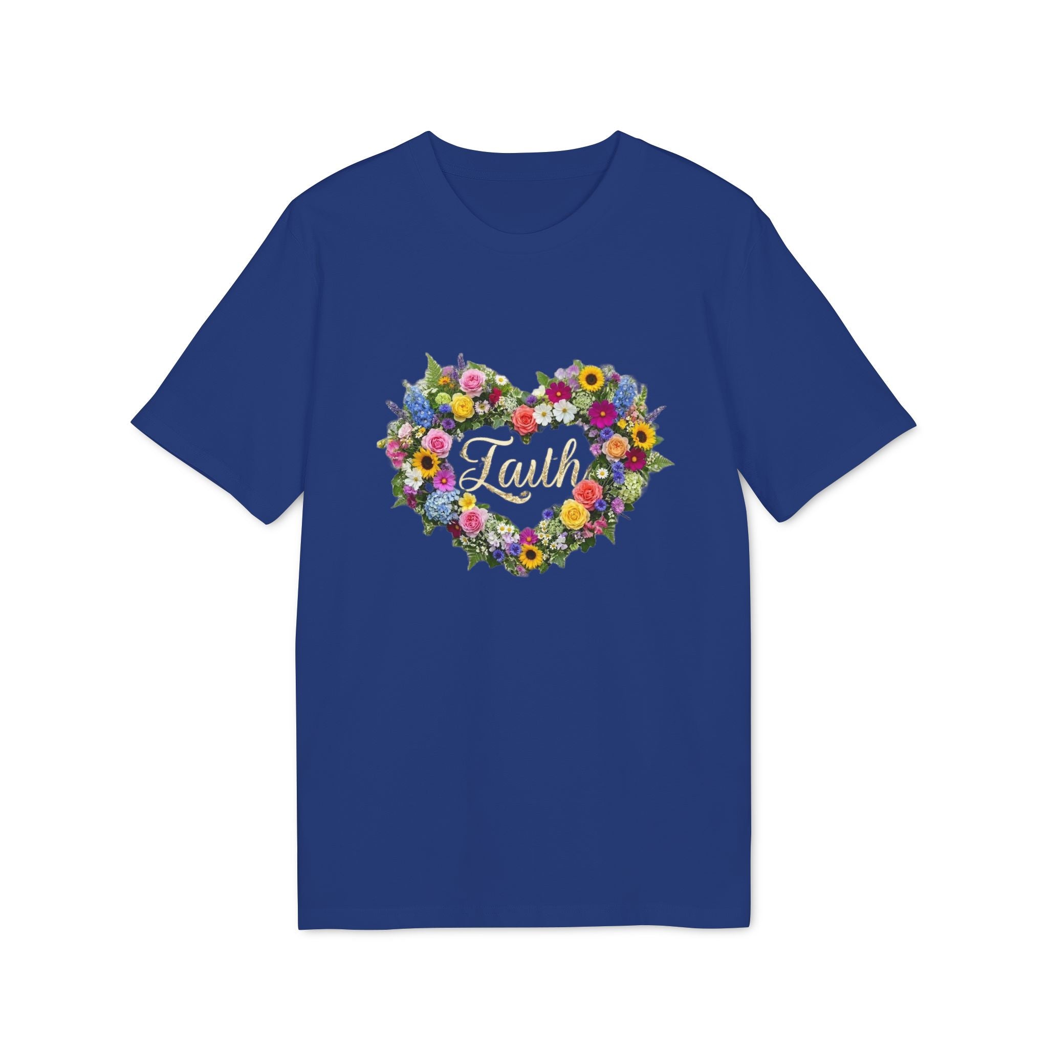 Faith floral heart T-Shirt | Faith shirt