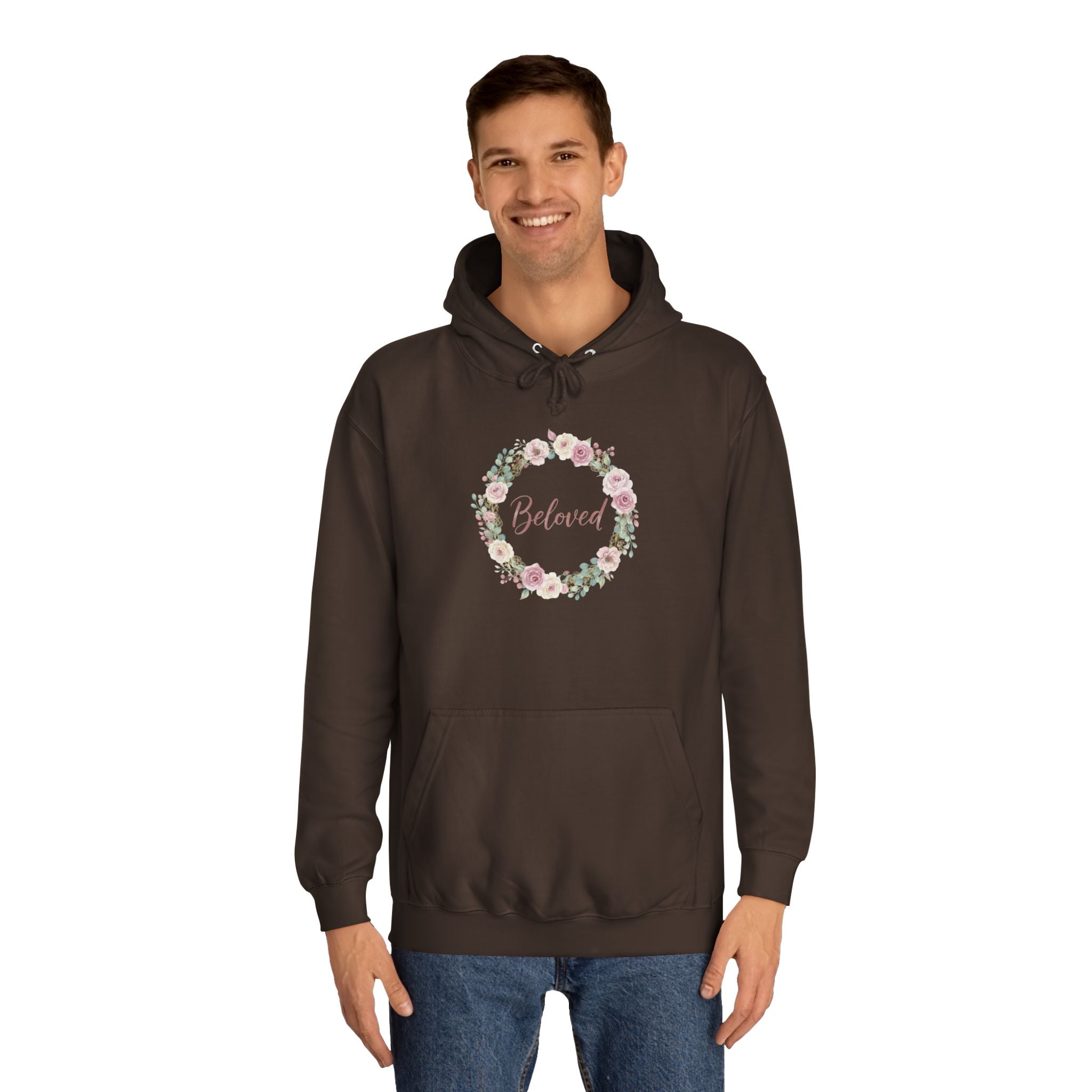 Floral Wreath Beloved Hoodie