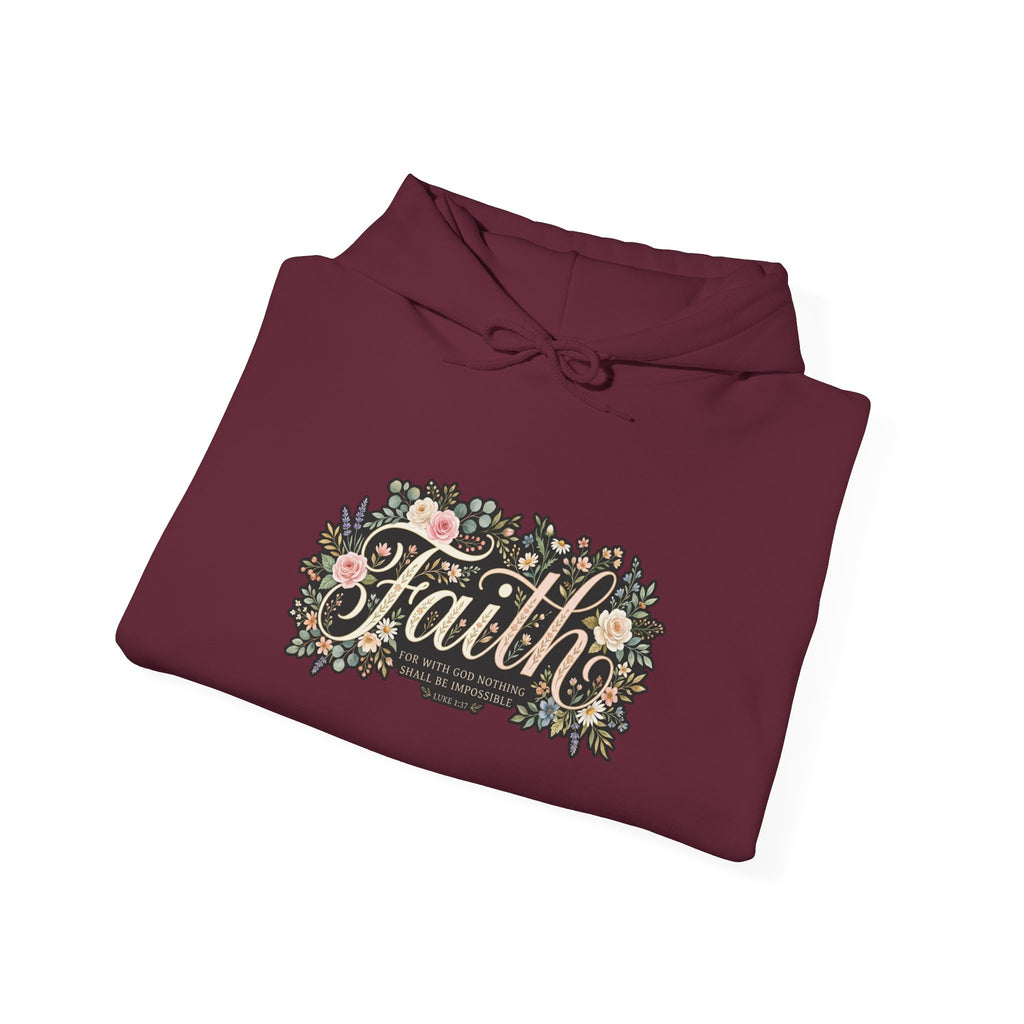 Faith Floral Hoodie
