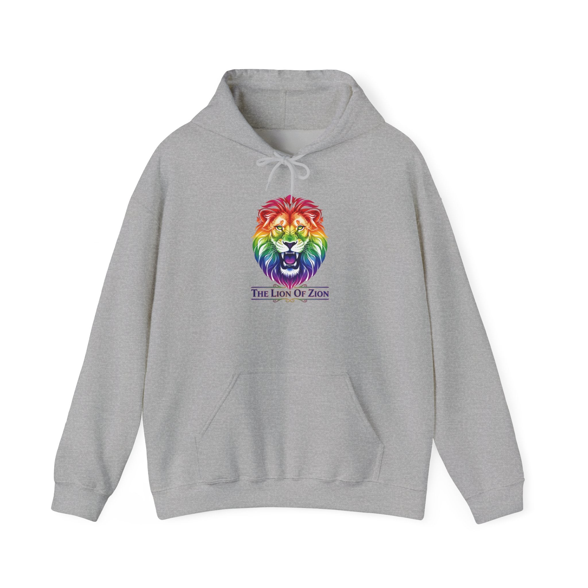 Rainbow Lion of Zion Hoodie