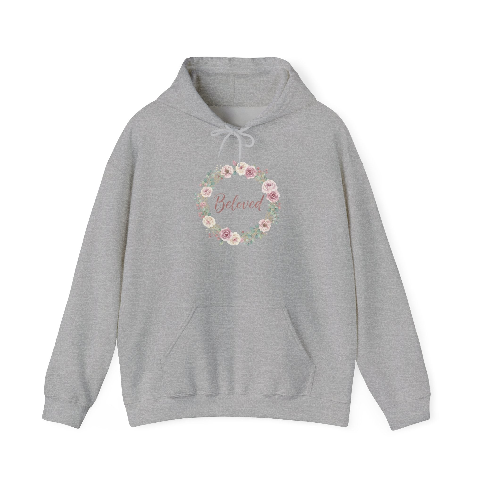 Beloved Floral Wreath Hoodie USA