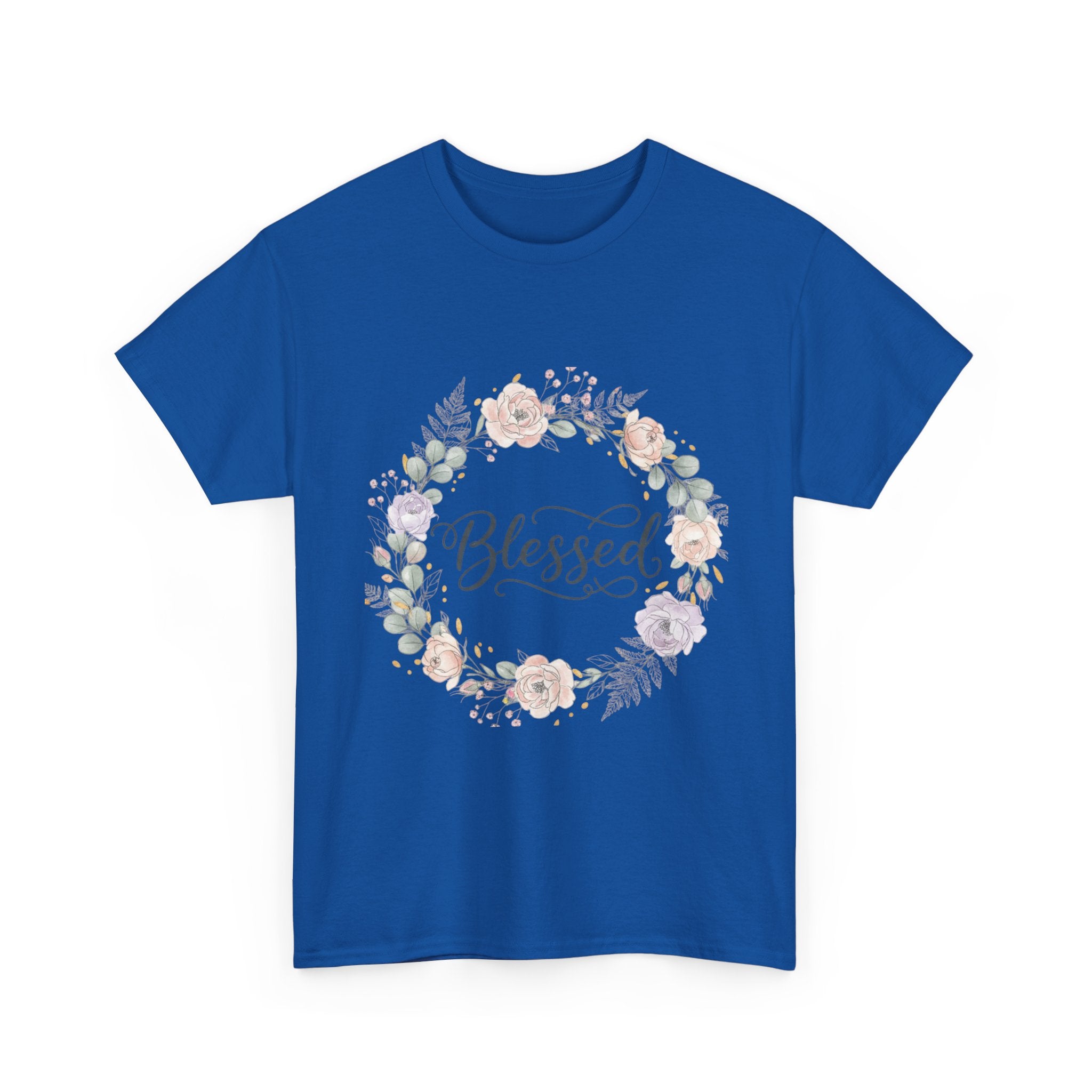 Blessed Floral Tee Christian Inspirational T-Shirt