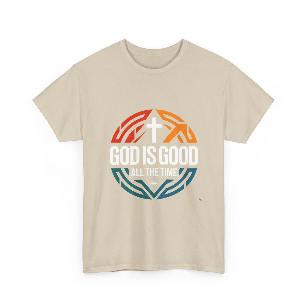 God Is Good All The Time T-Shirt — Christian Faith Cross Tee USA
