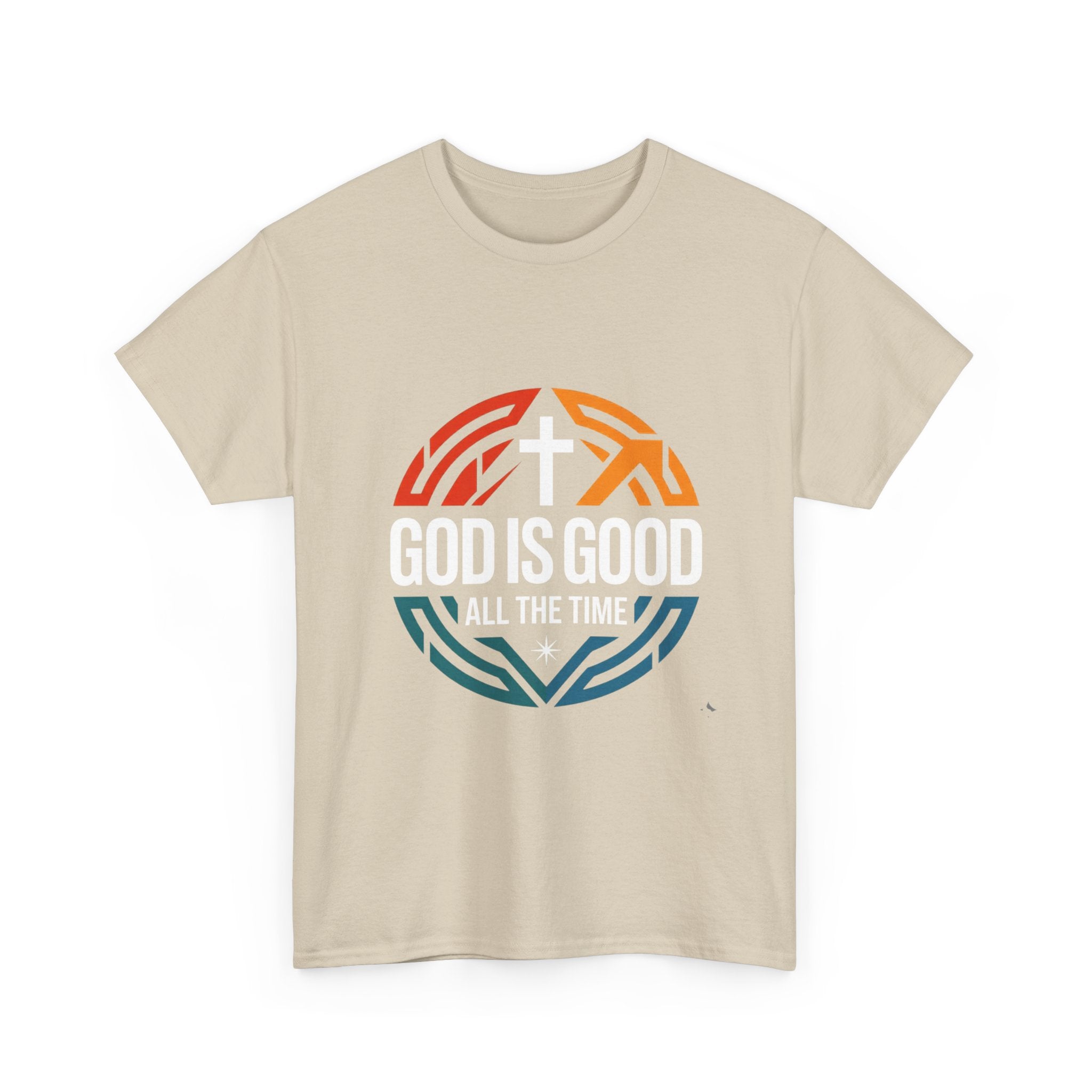 God Is Good All The Time T-Shirt — Christian Faith Cross Tee USA