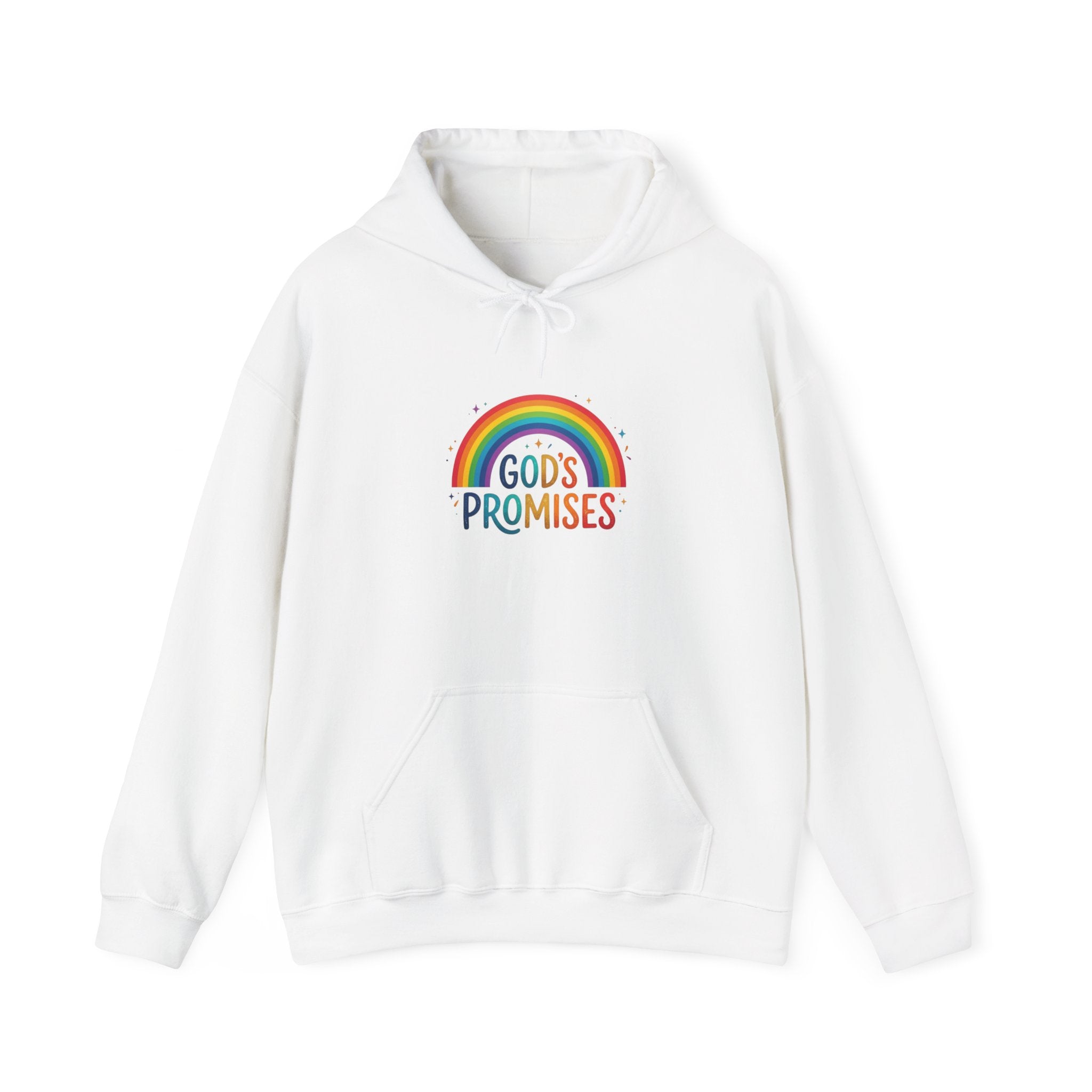 "God's Promises" Rainbow Christian Hoodie