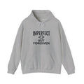 Imperfect But Forgiven Hoodie | Christian Cross Faith Sweatshirt
