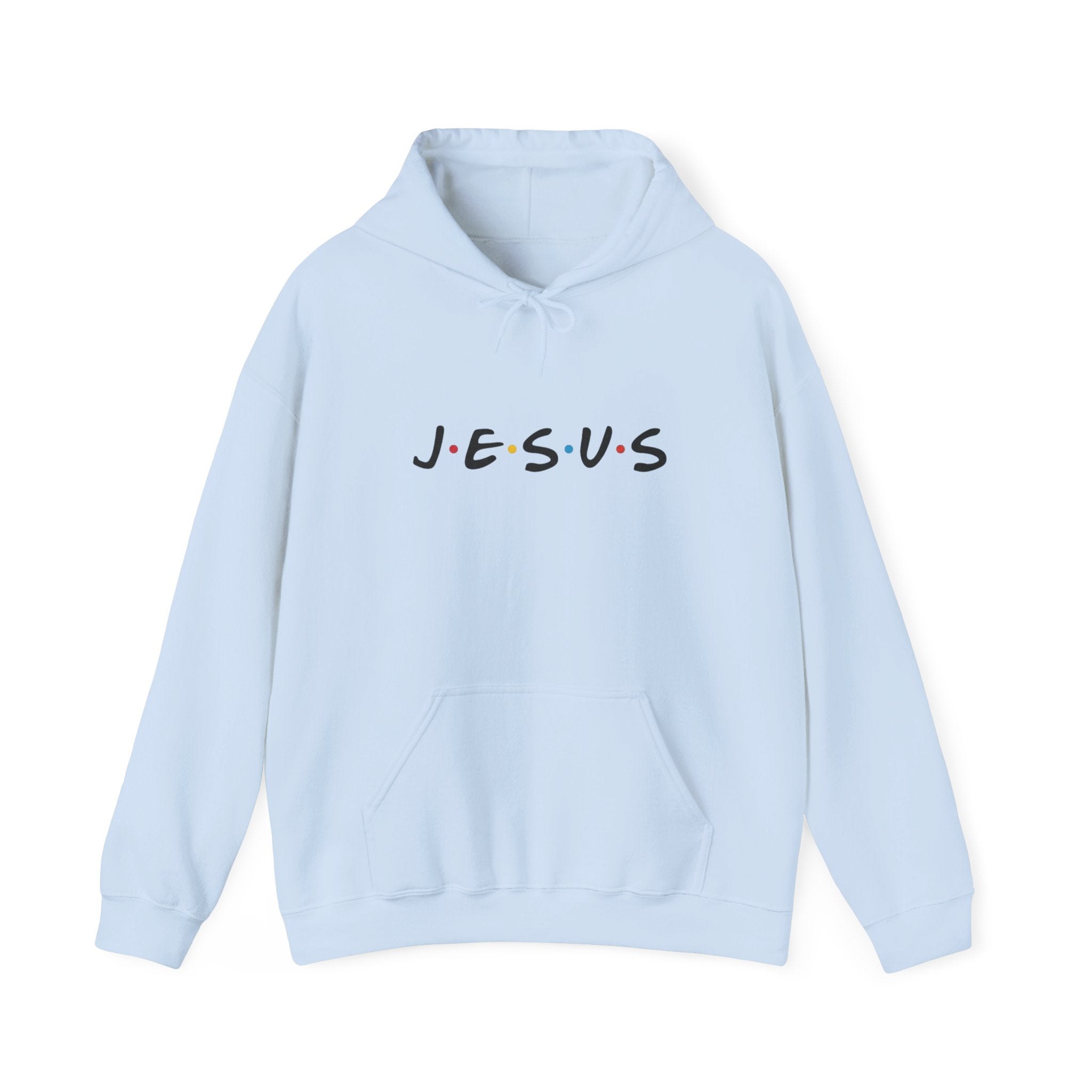 Jesus Friends-Style Hoodie – Minimal Faith Pullover