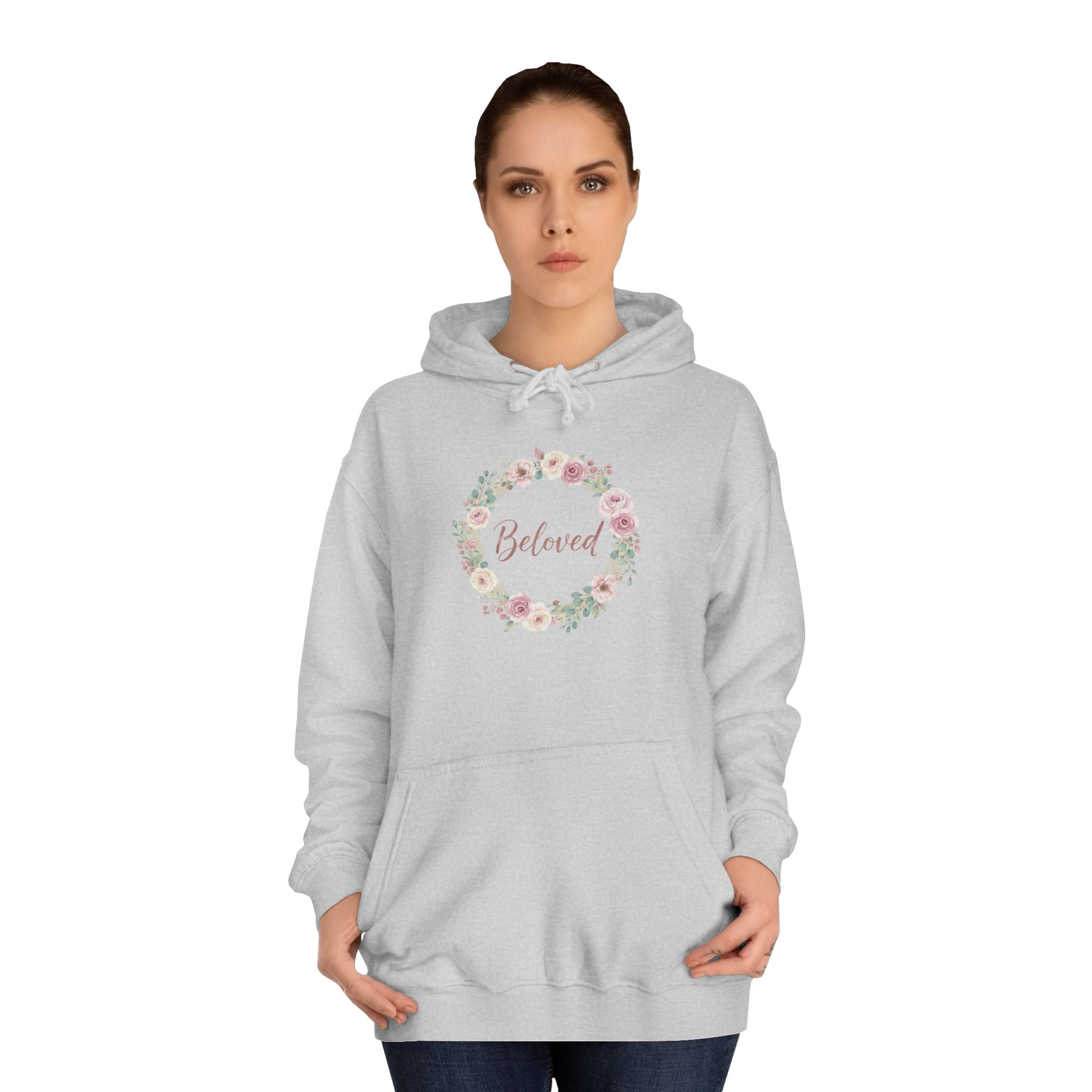 Floral Wreath Beloved Hoodie