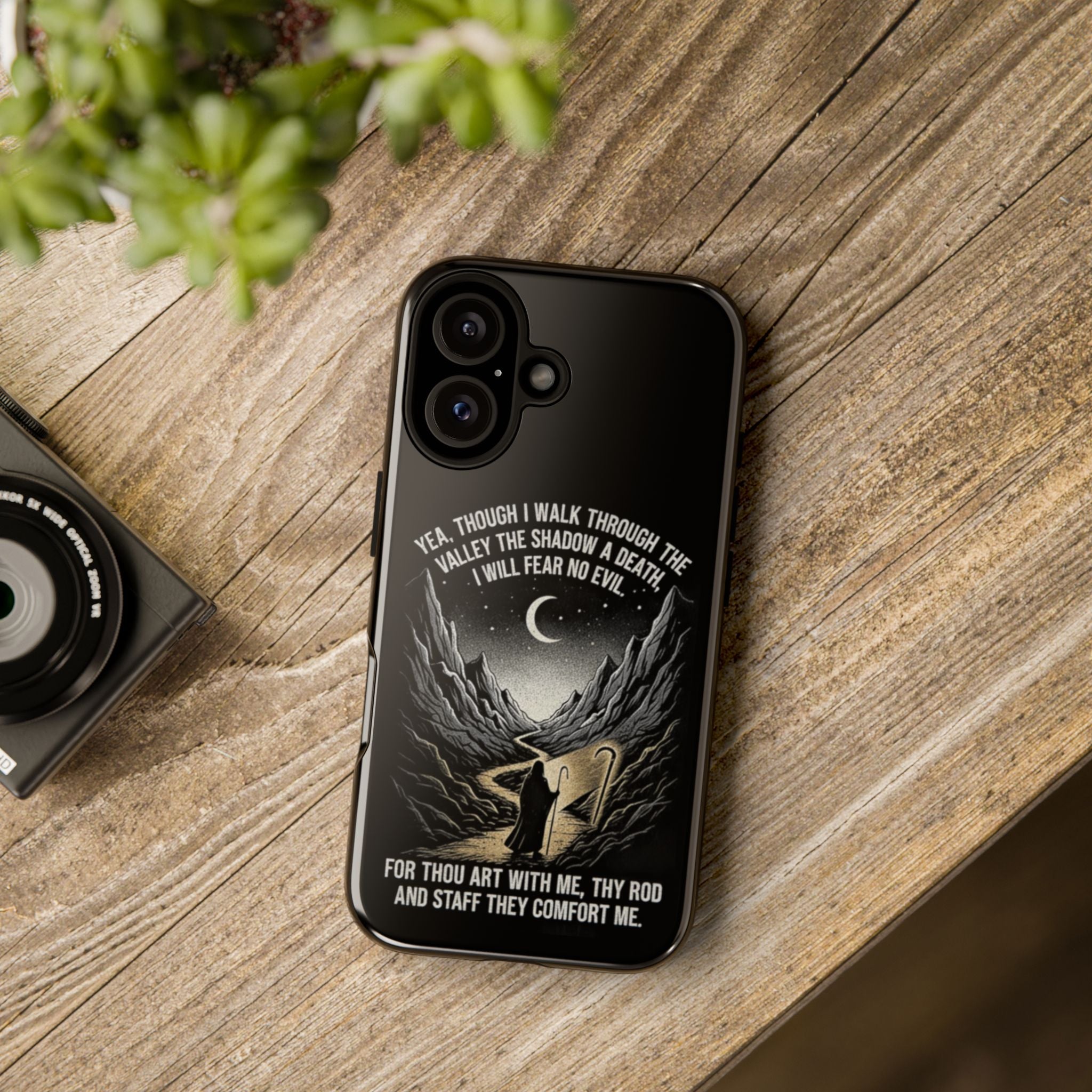 Psalm 23 Shepherd Silhouette phone case | Tough Cases