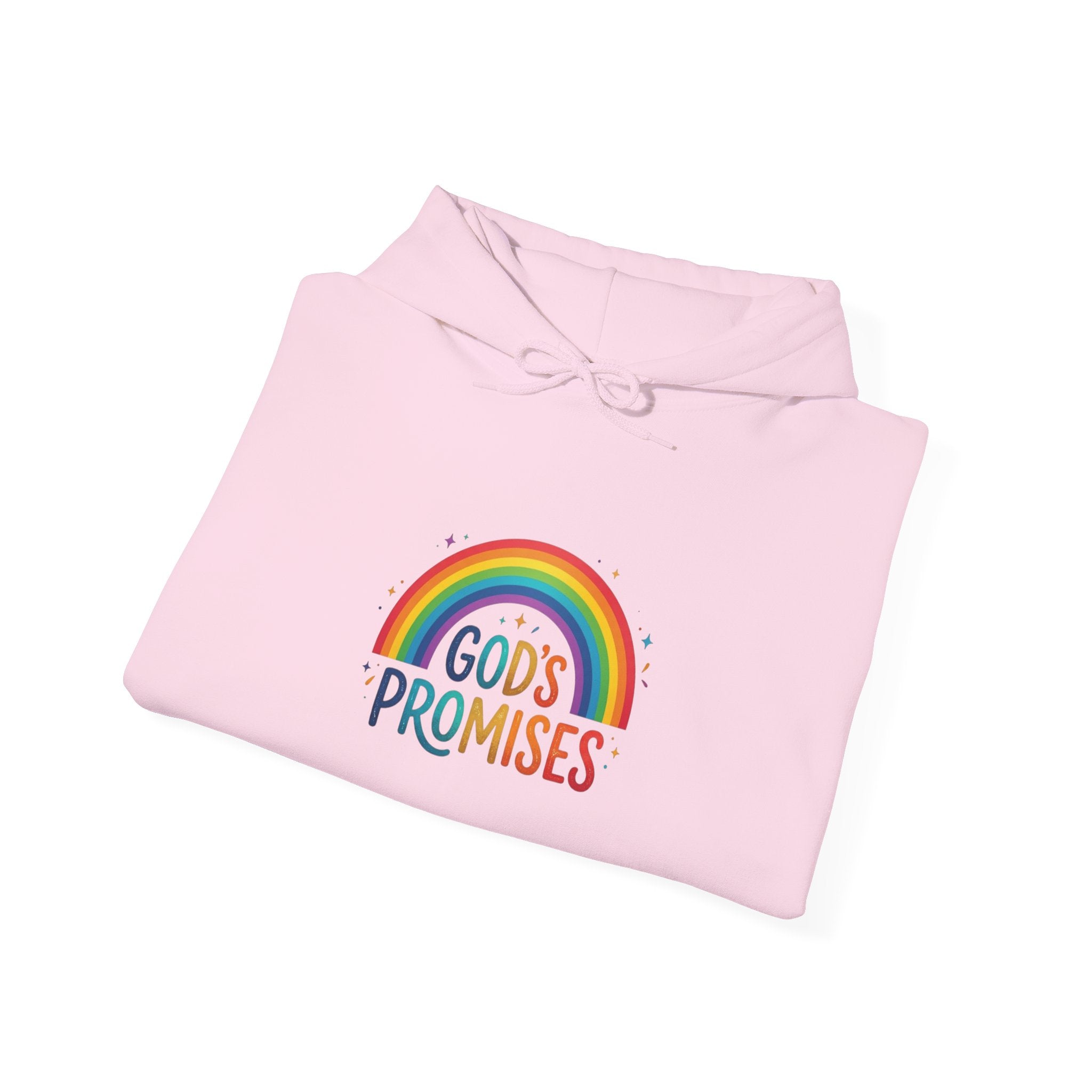 "God's Promises" Rainbow Christian Hoodie