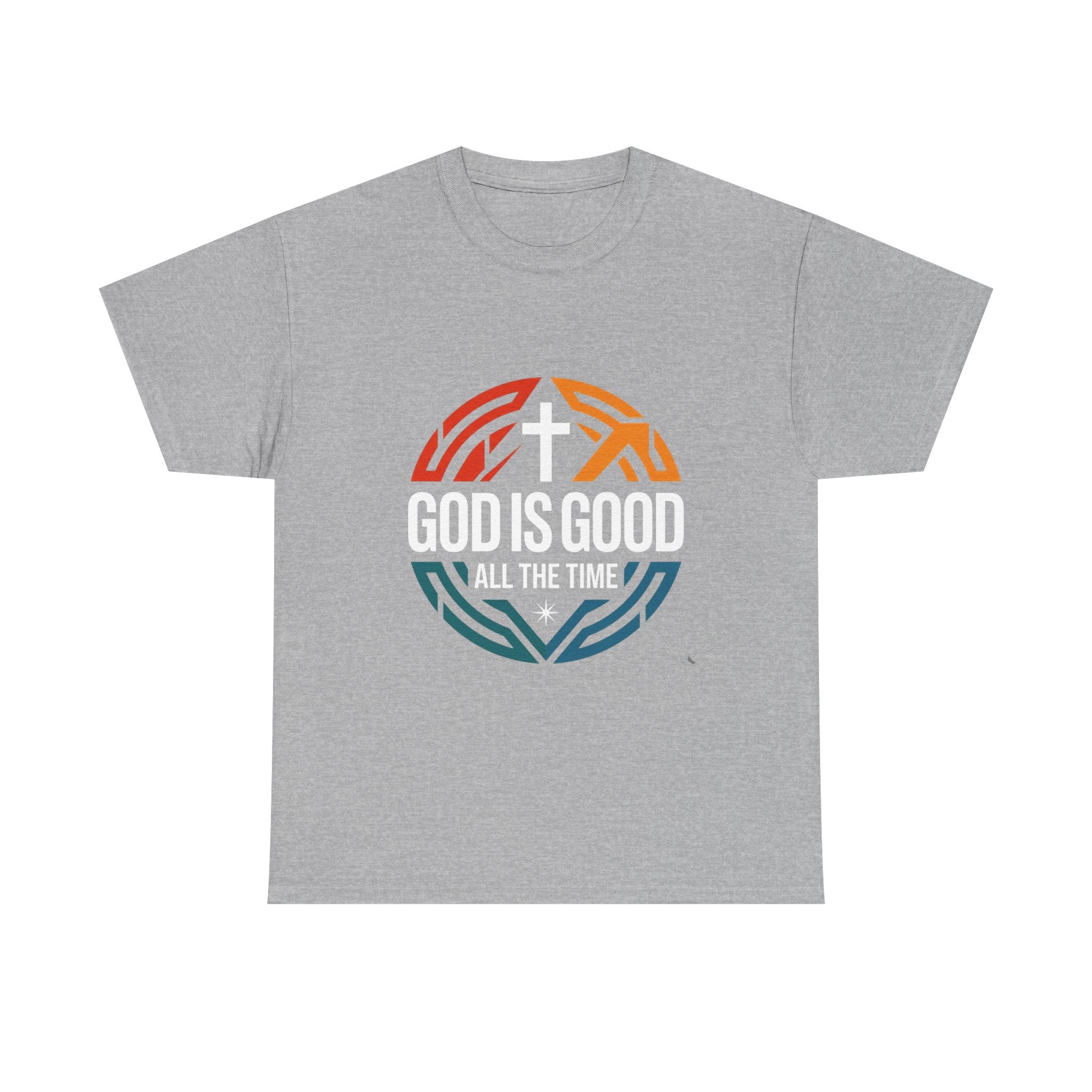 God Is Good All The Time T-Shirt — Christian Faith Cross Tee USA