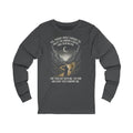 Shepherd Psalm Design Long Sleeve Tee | Mountain, Moon, Faith Graphic