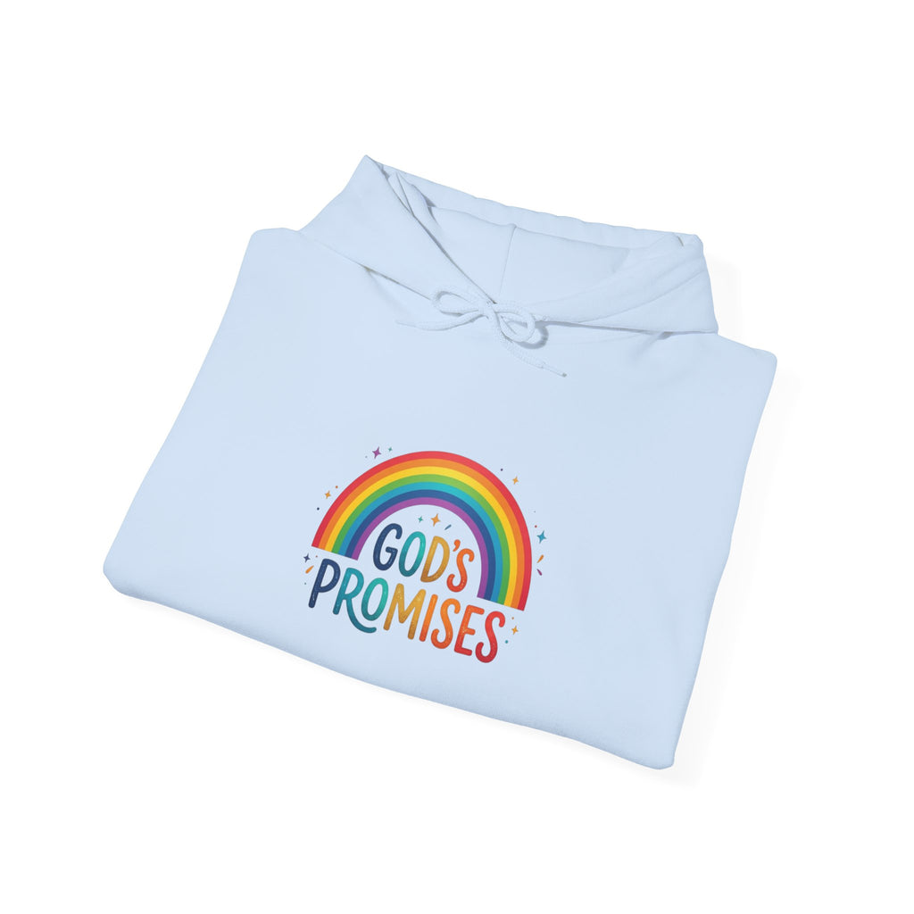 "God's Promises" Rainbow Christian Hoodie