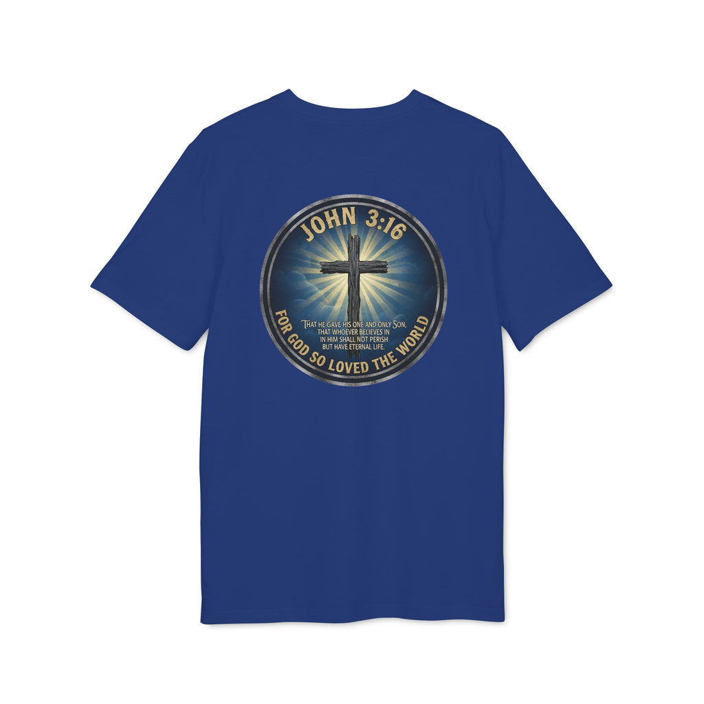 John 3:16 Cross T-shirt | Christian Faith Scripture Tee