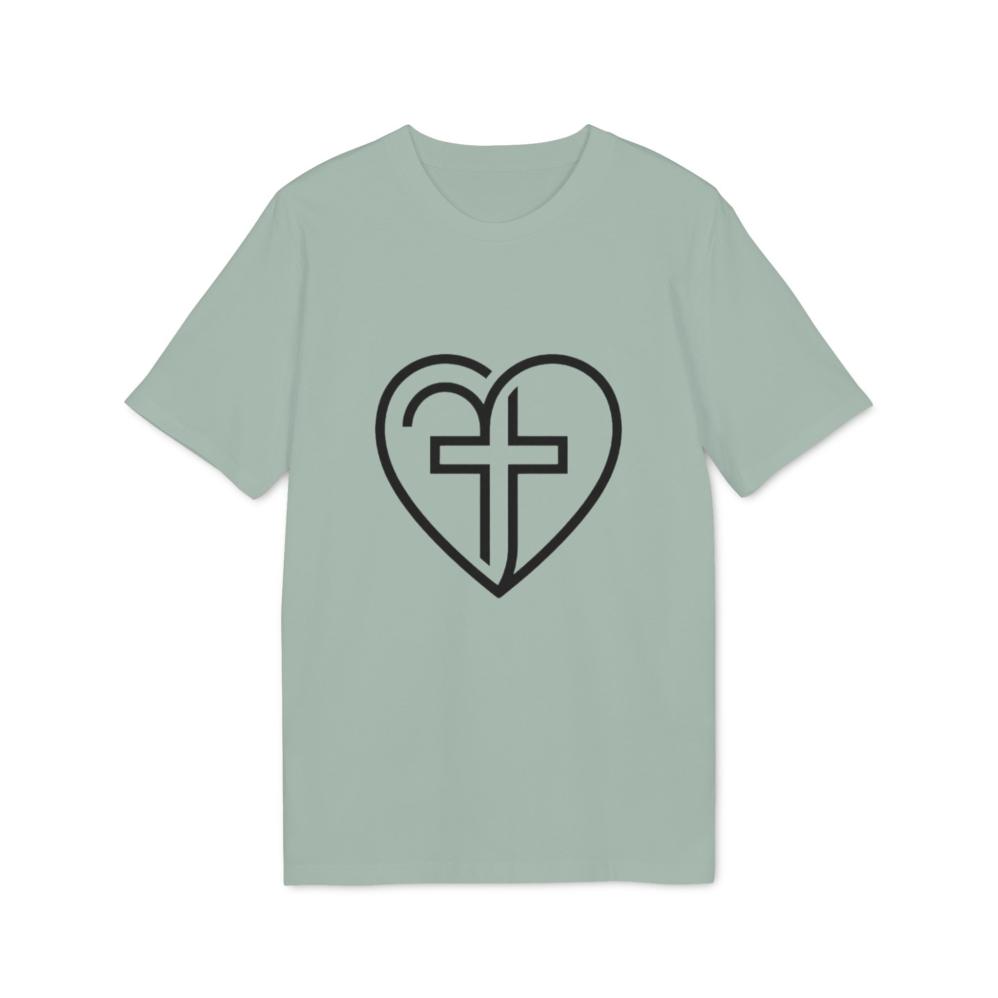 Christian Heart Cross T-Shirt — Faith Graphic Tee