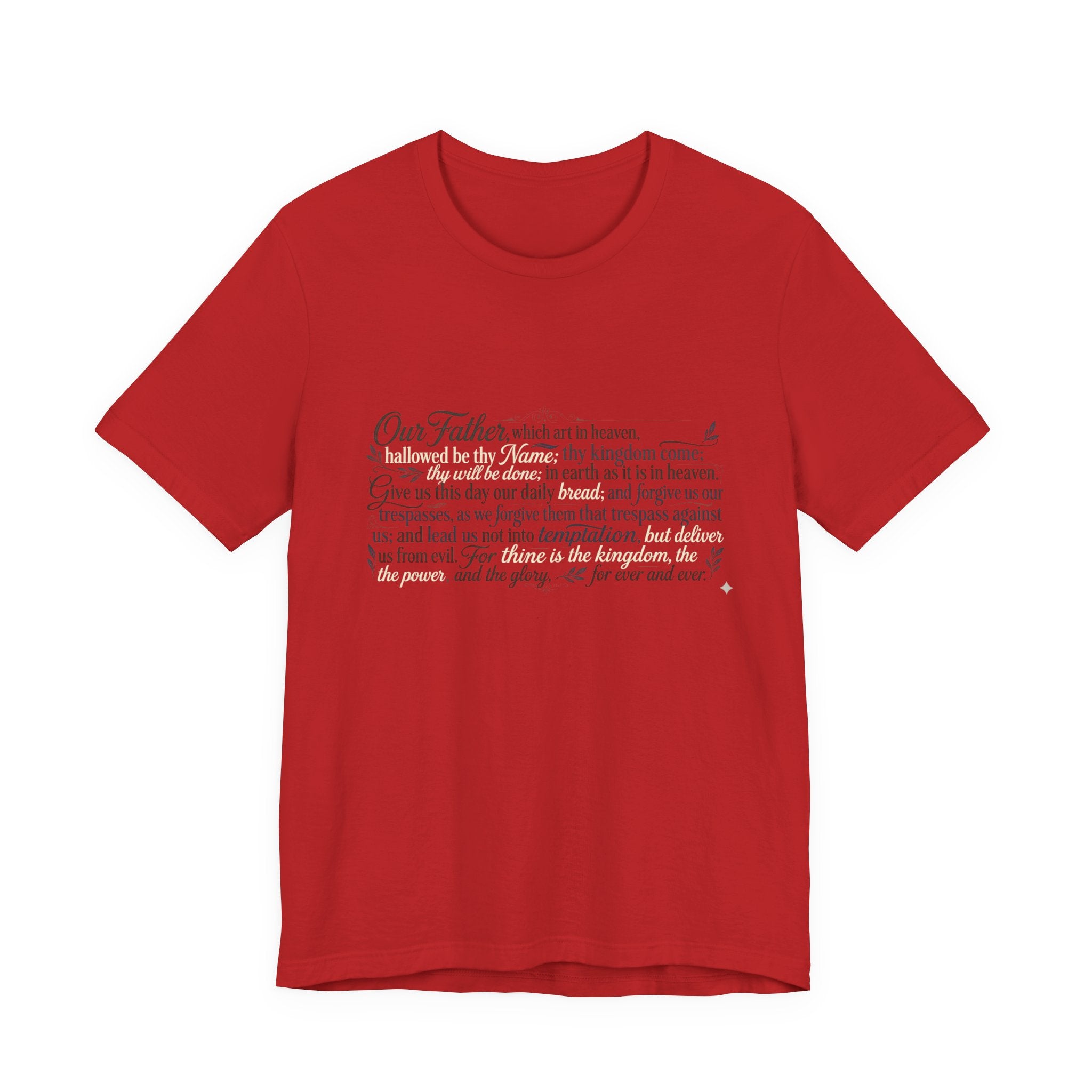Our Father Prayer T-Shirt - Lord's Prayer Tee