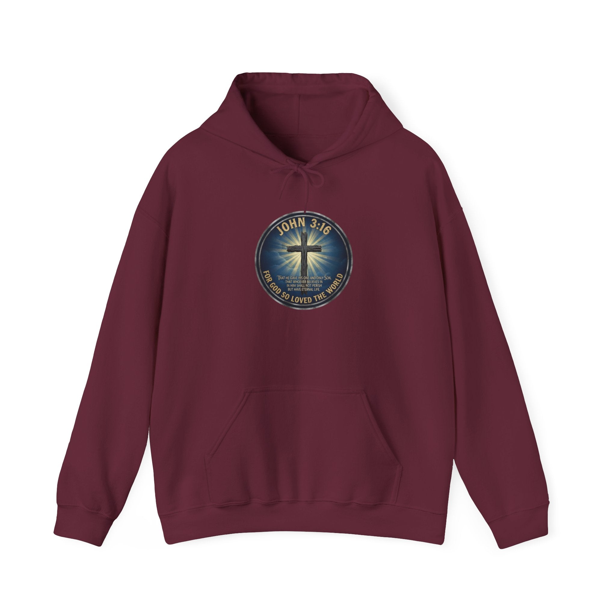 John 3:16 Inspirational Hoodie