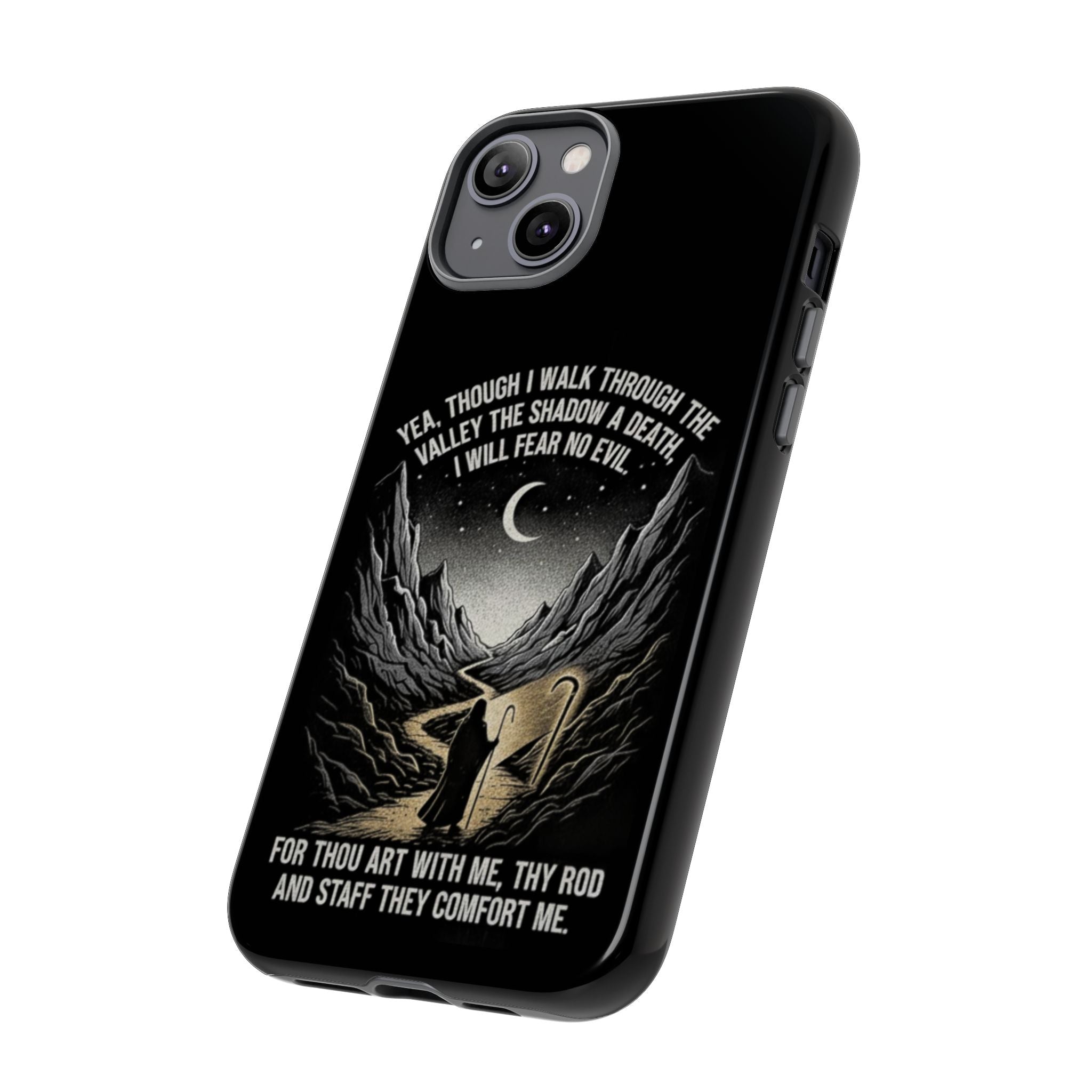 Psalm 23 Shepherd Silhouette phone case | Tough Cases