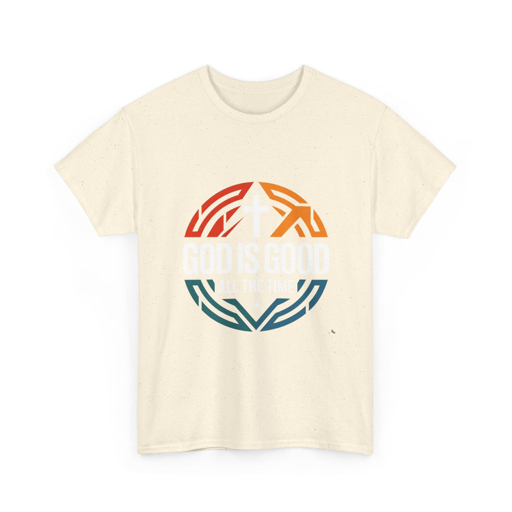 God Is Good All The Time T-Shirt — Christian Faith Cross Tee USA