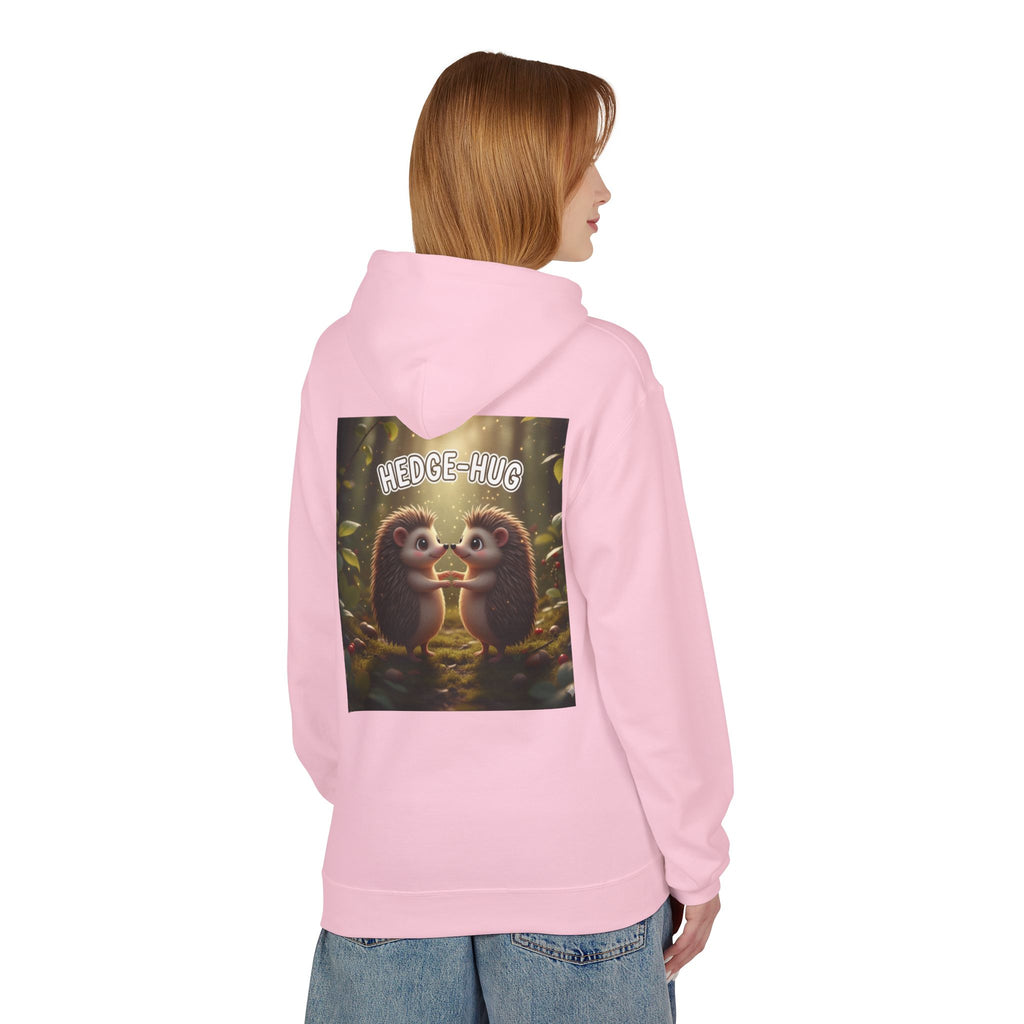 Hedge Hug Hedgehogs Hoodie | Cute Animal Woodland Illustration