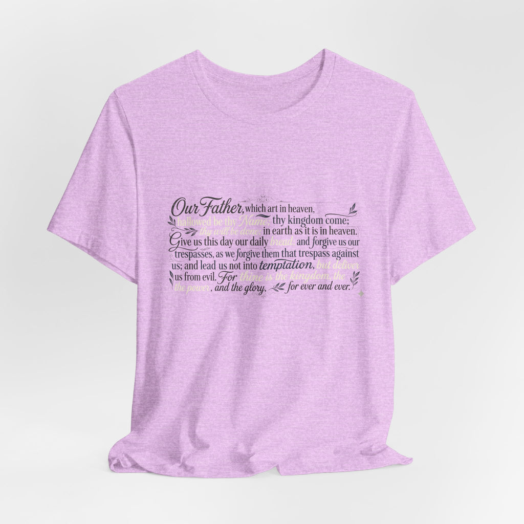 Our Father Prayer T-Shirt - Lord's Prayer Tee