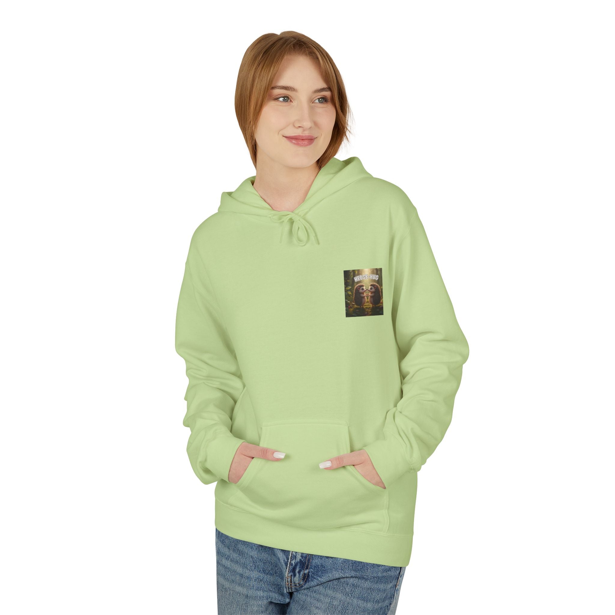 Hedge Hug Hedgehogs Hoodie | Cute Animal Woodland Illustration