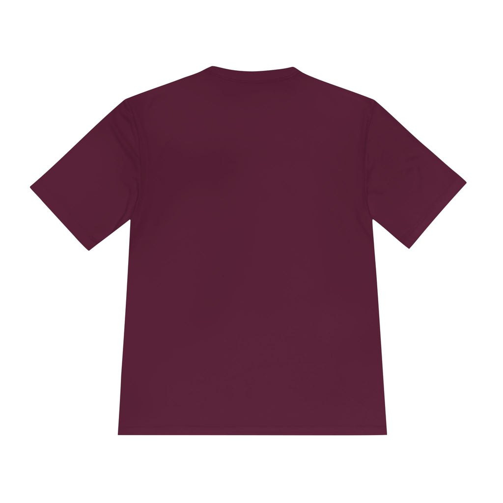 Moisture-Wicking Tee — Minimal "Just Play" Athletic Shirt