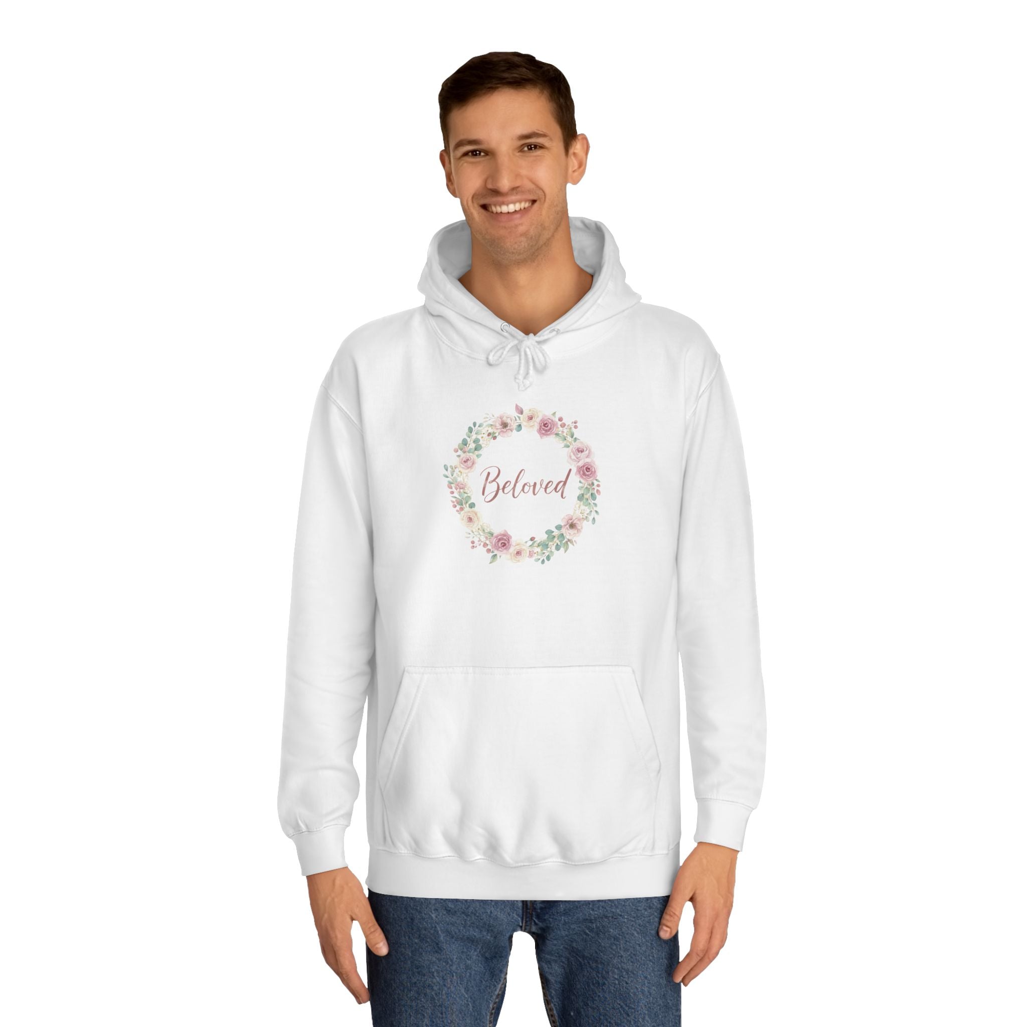 Floral Wreath Beloved Hoodie