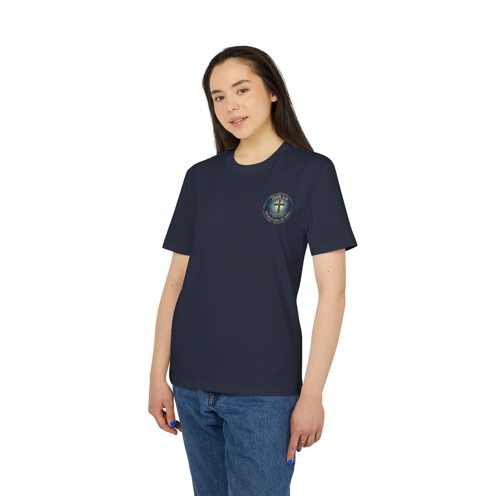 John 3:16 Cross T-shirt | Christian Faith Scripture Tee