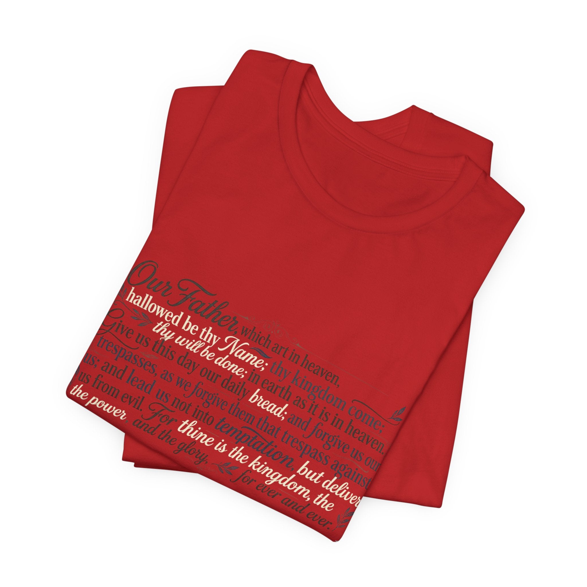 Our Father Prayer T-Shirt - Lord's Prayer Tee