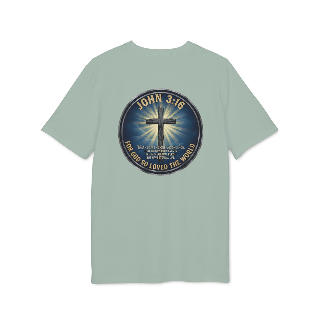 John 3:16 Cross T-shirt | Christian Faith Scripture Tee