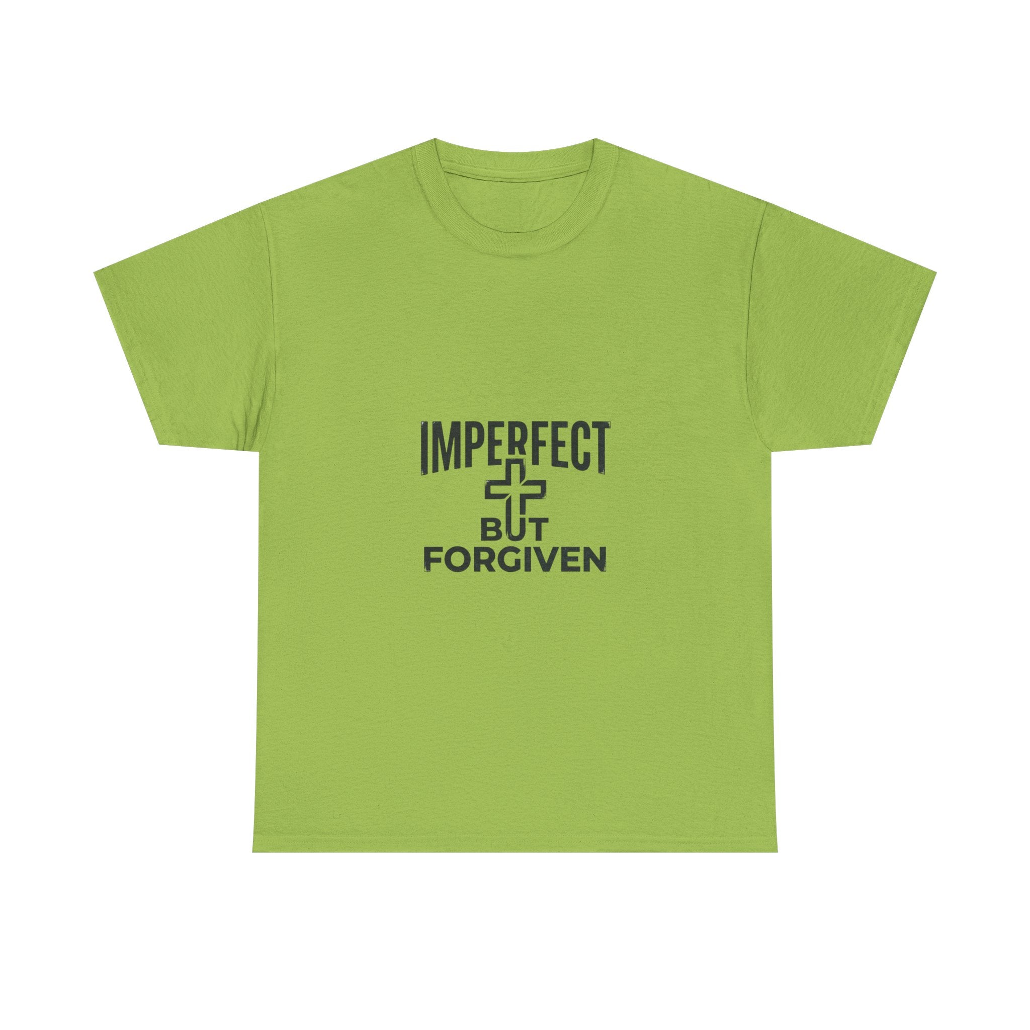 Imperfect But Forgiven T-Shirt | Christian Cross Faith Tee, Religious Apparel