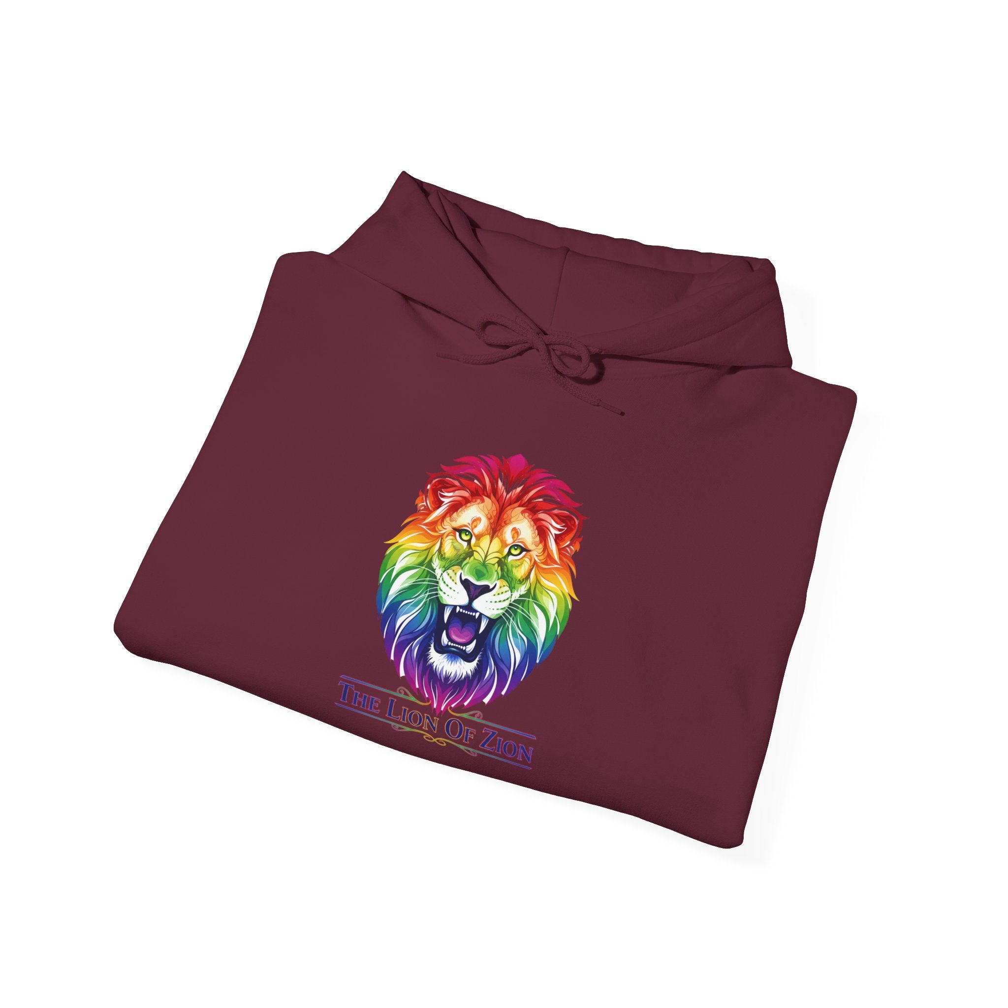 Rainbow Lion of Zion Hoodie