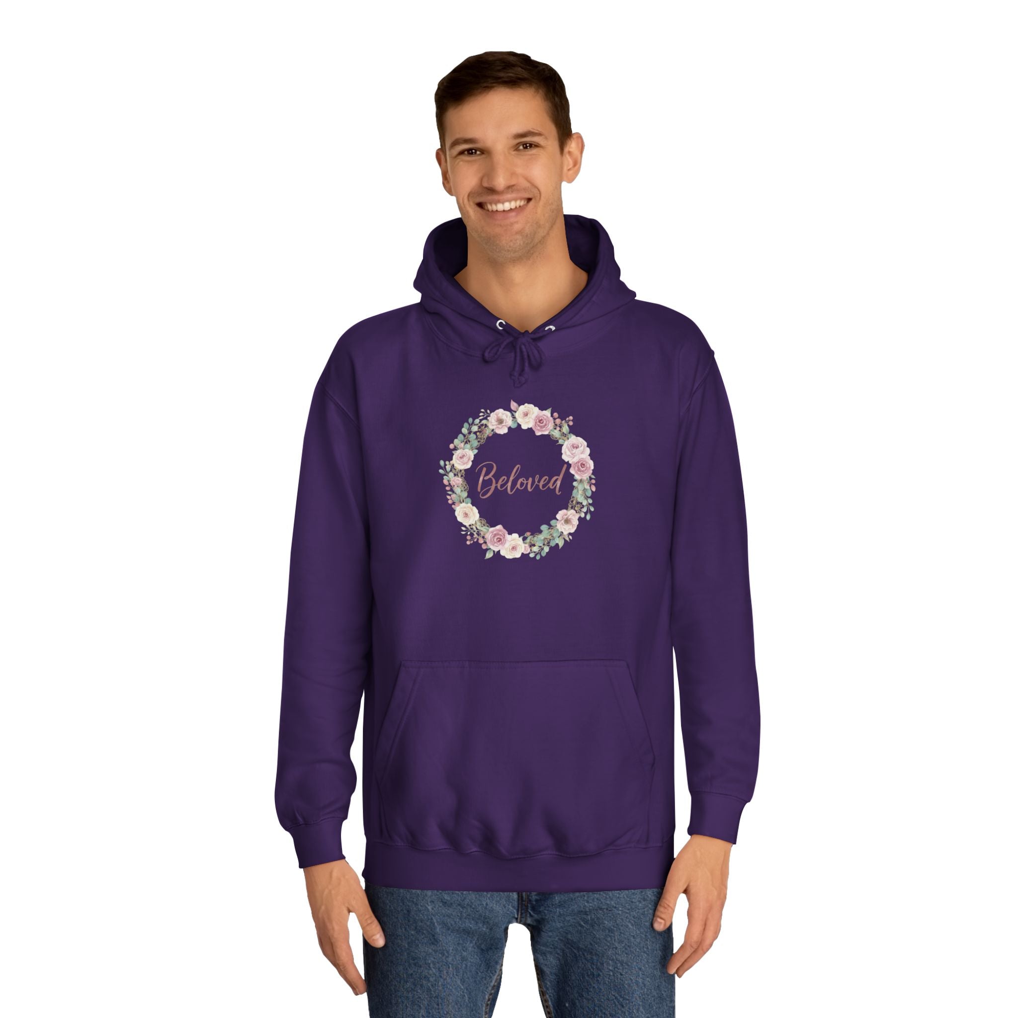 Floral Wreath Beloved Hoodie