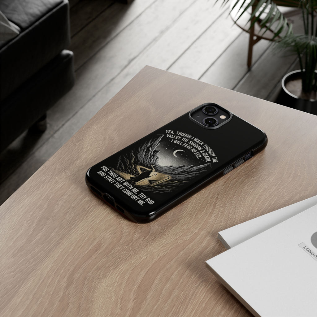 Psalm 23 Shepherd Silhouette phone case | Tough Cases